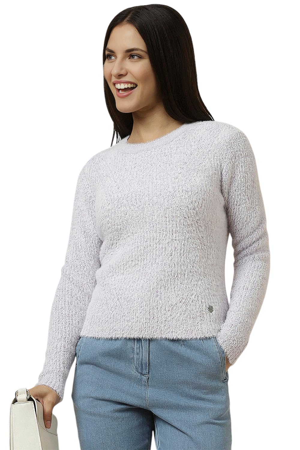 Allen Solly Women Regular Fit Casual Full Sleeve Round Neck Shrug