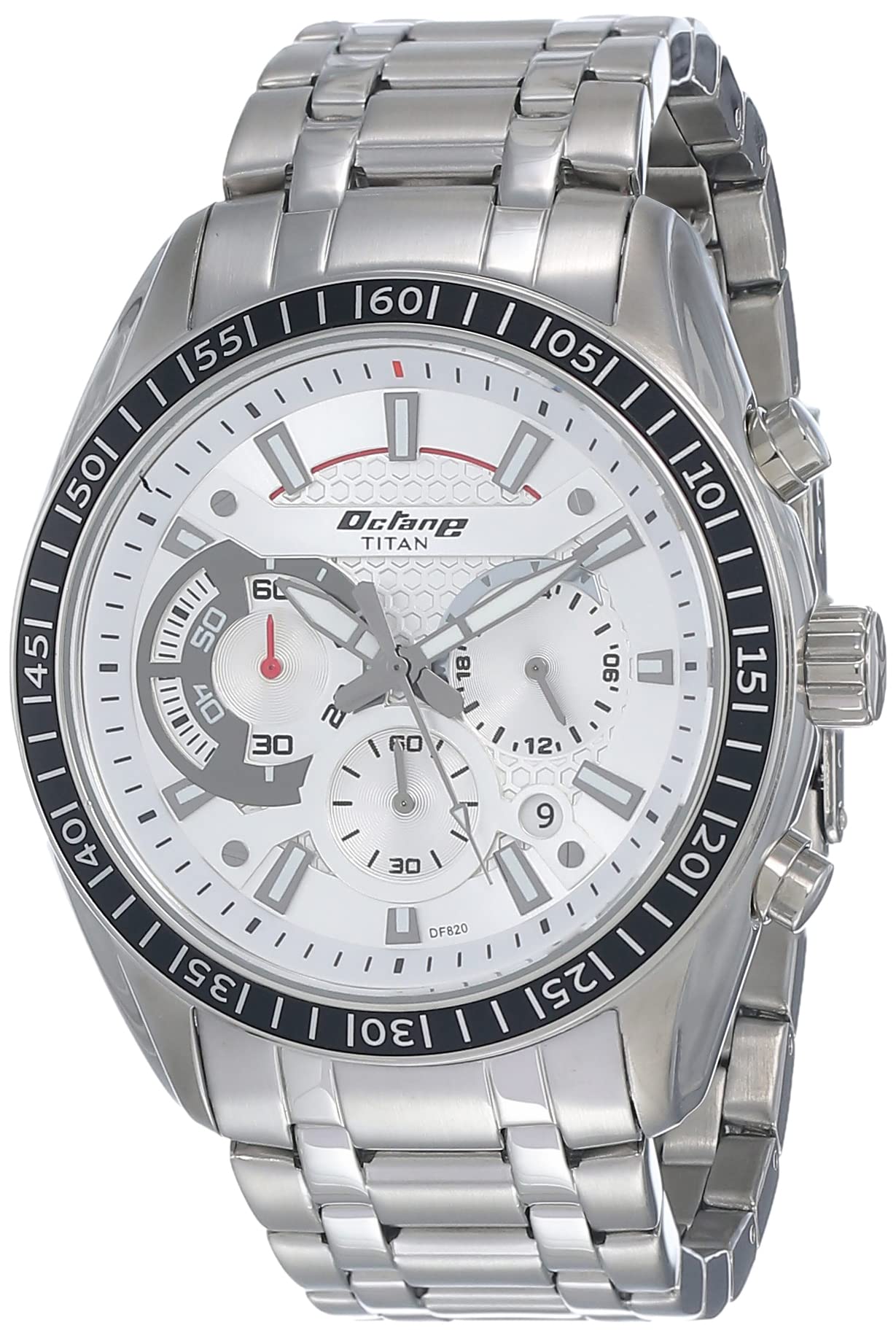 Titan Analog Silver Dial MenS Watch-90077Km01