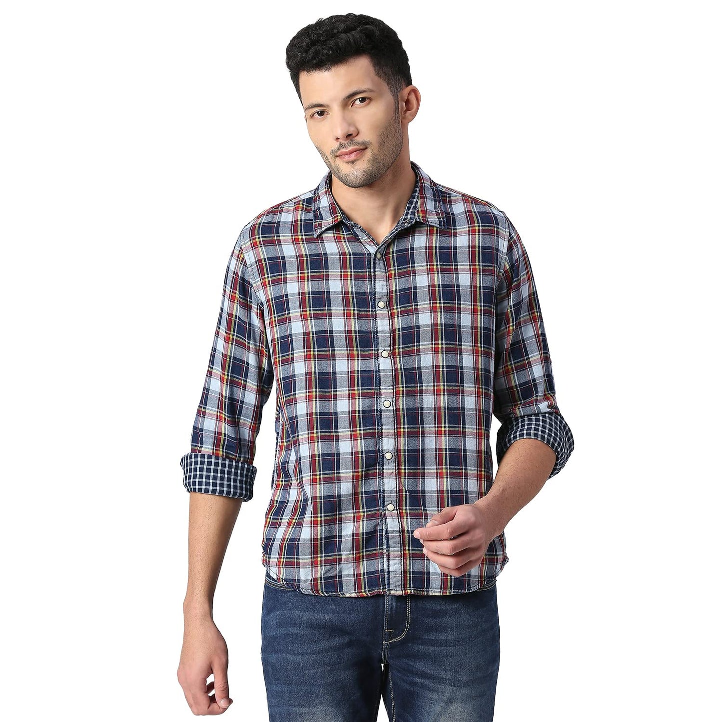 Pepe Jeans MenS Regular Fit Shirt (Pm308116595Xl_Navy