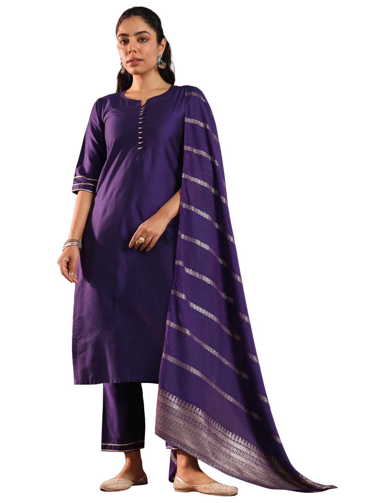 Libas WomenS Silk Blend Kurta Set (Gs891