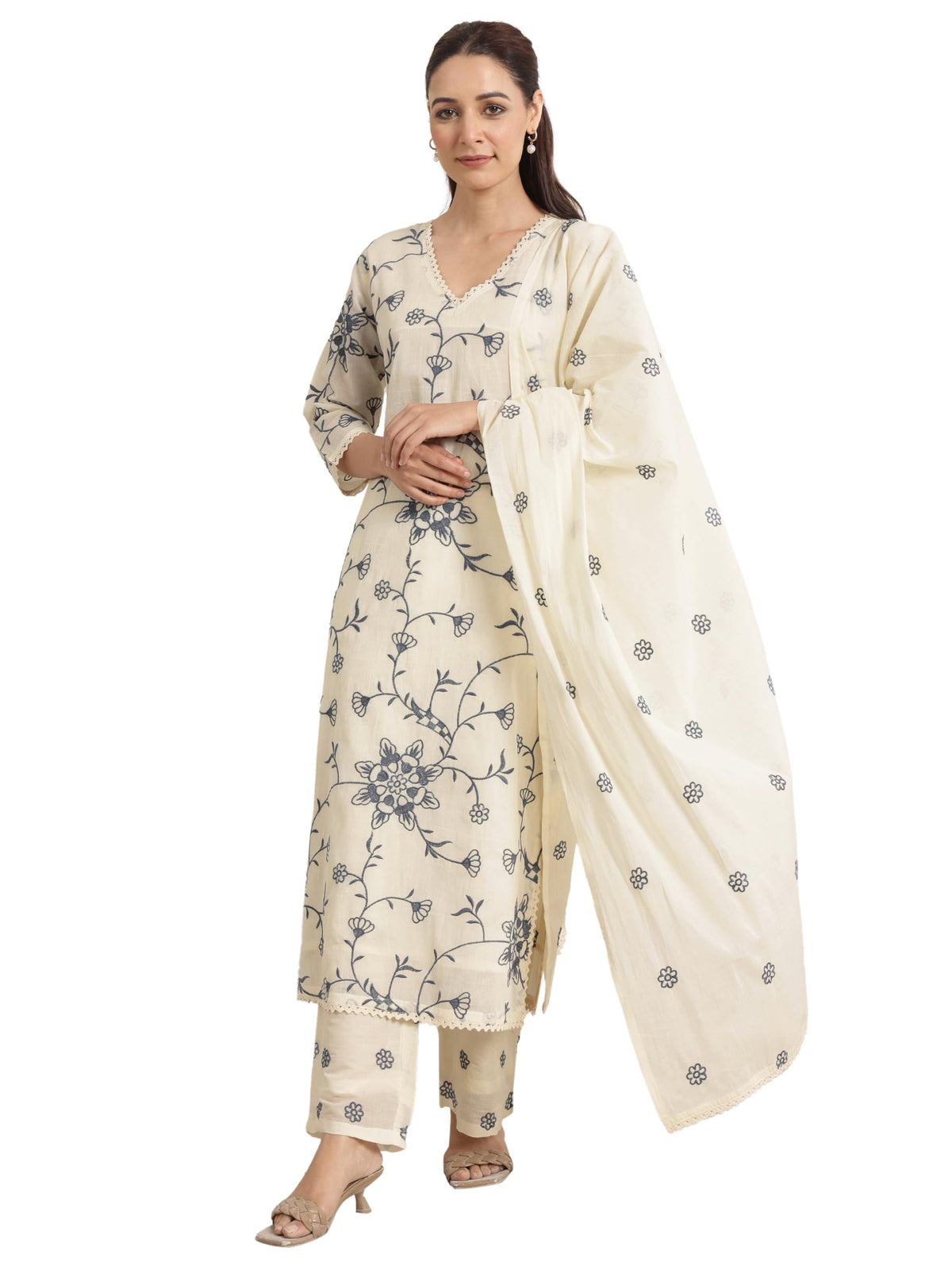 Libas WomenS Cotton Kurta Set (99047Or