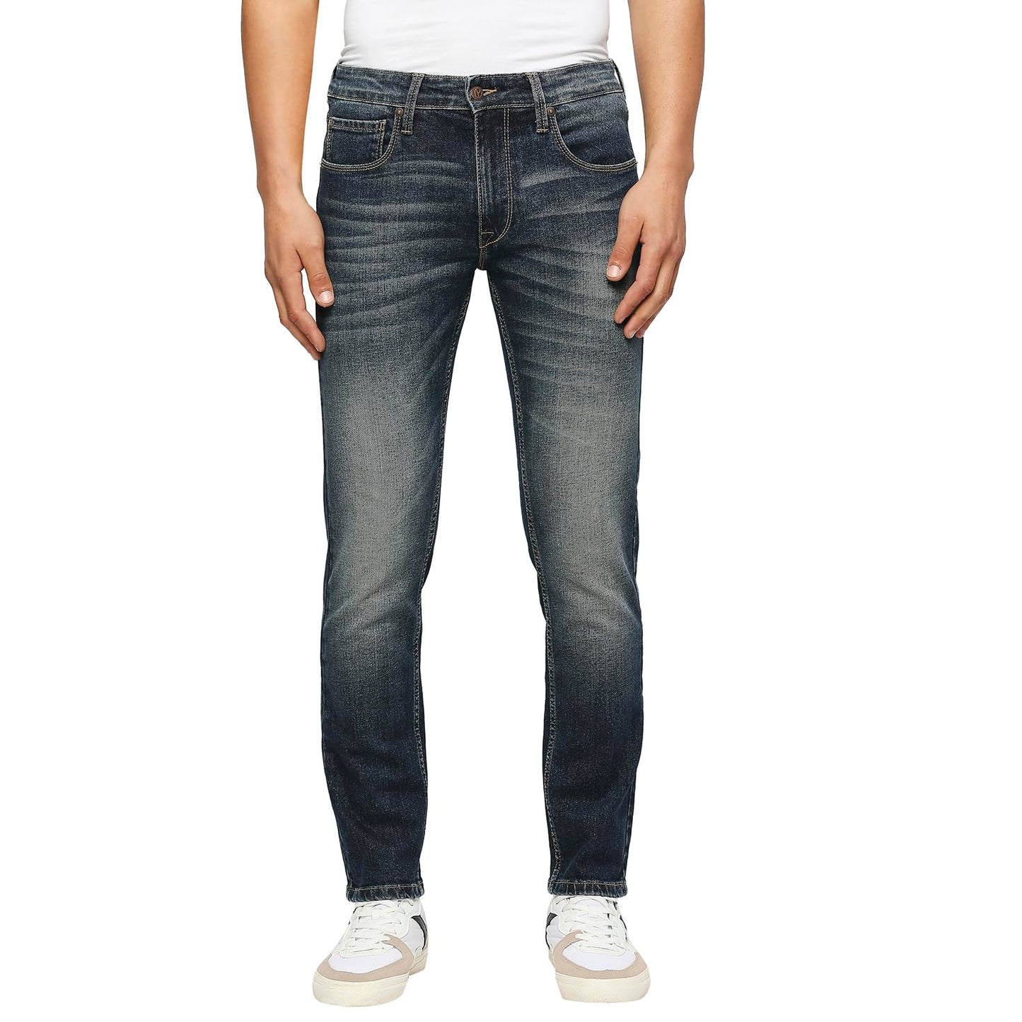 Pepe Jeans MenS Mid Rise Slim Jeans (Pm207441Q031_Casted Denim_Blue, 36