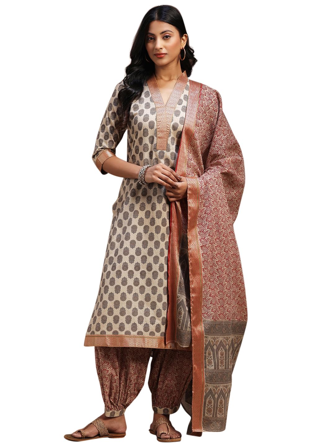 Libas WomenS Pure Cotton Kurta Set (36672O0R