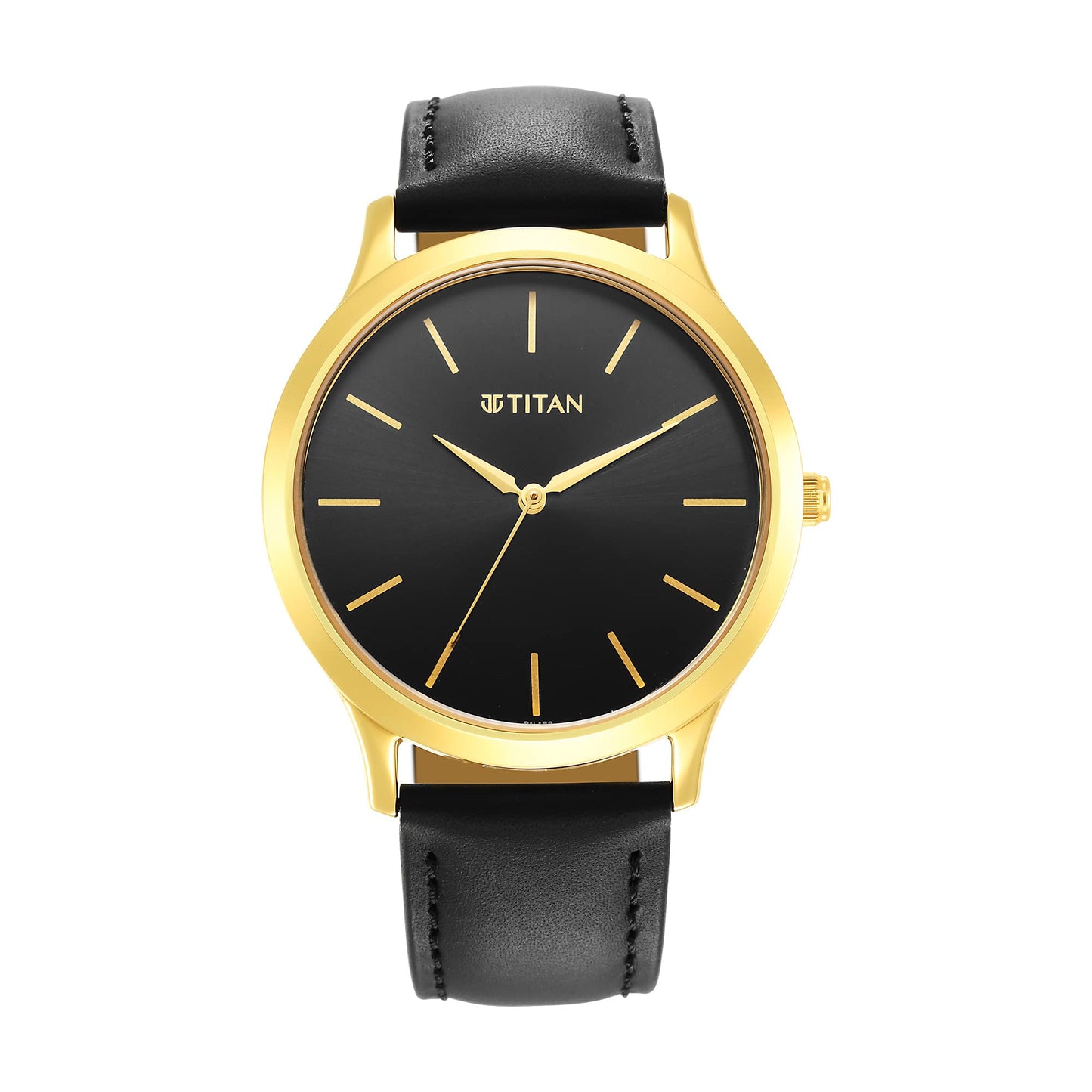 Titan Analog Black Dial MenS Watch-1825Yl03, Black Colour, Strap, Black Colour, Strap
