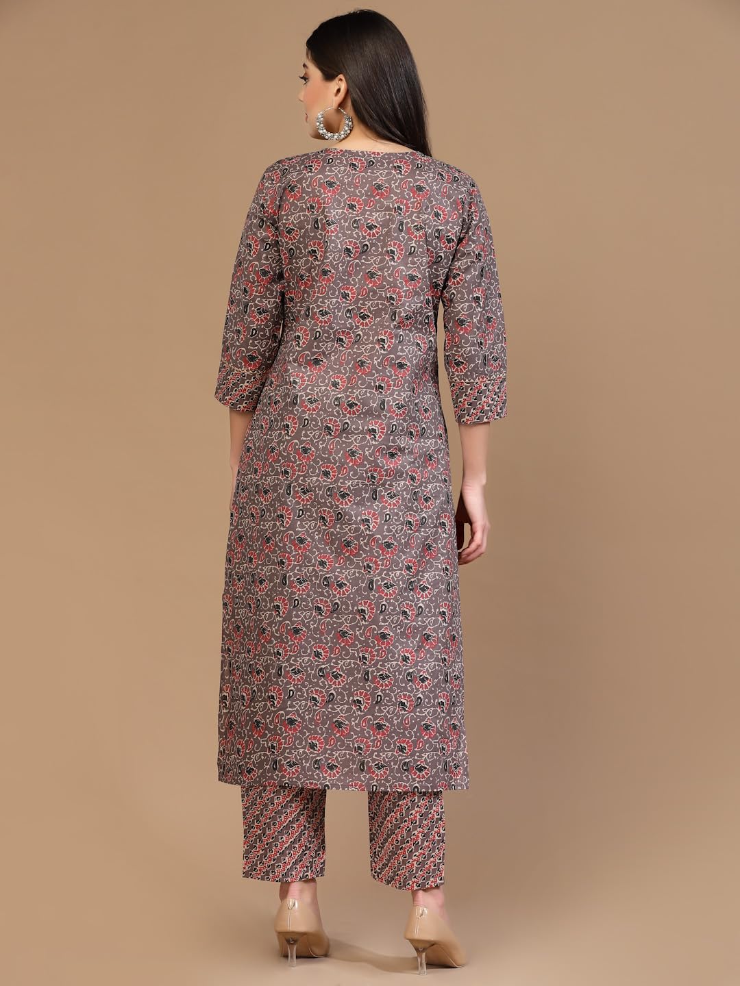 LookMark Women Cotton Blend Kurta Set