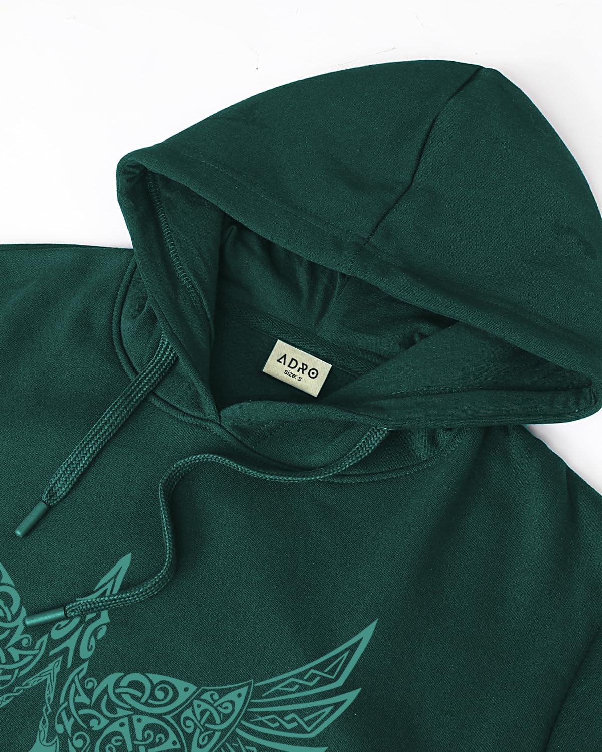 ADRO Hoodies for Men, Printed Regular Fit Cotton Hoodie Sweatshirt, H24
