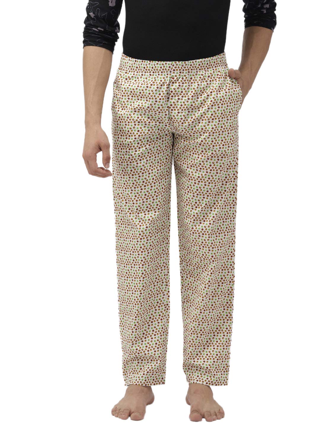 The Indian Garage Co Boys Slim Fit Abstract Lounge Pants