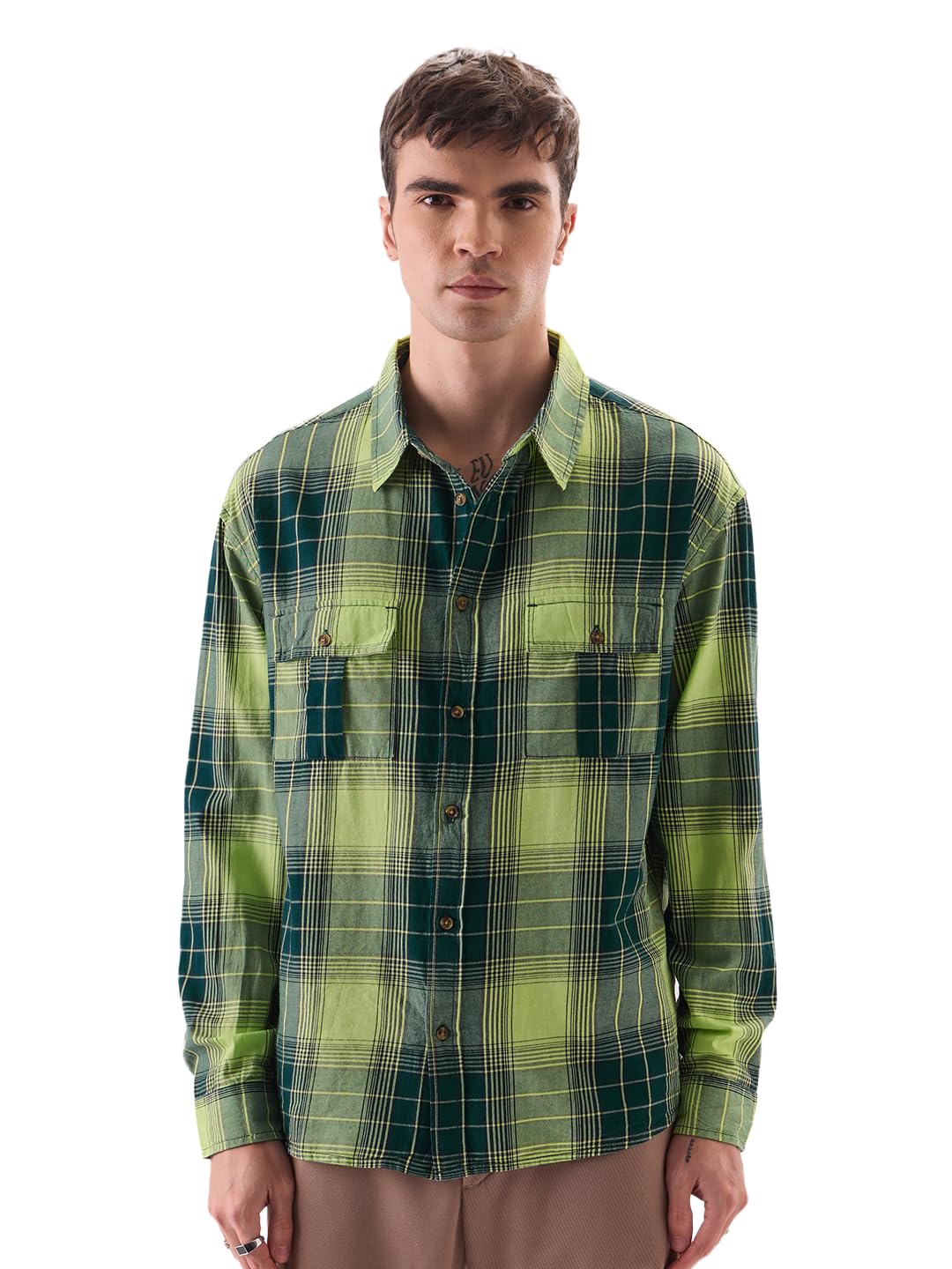 The Souled Store Plaid: Gulf Coast Men Utility Shirts