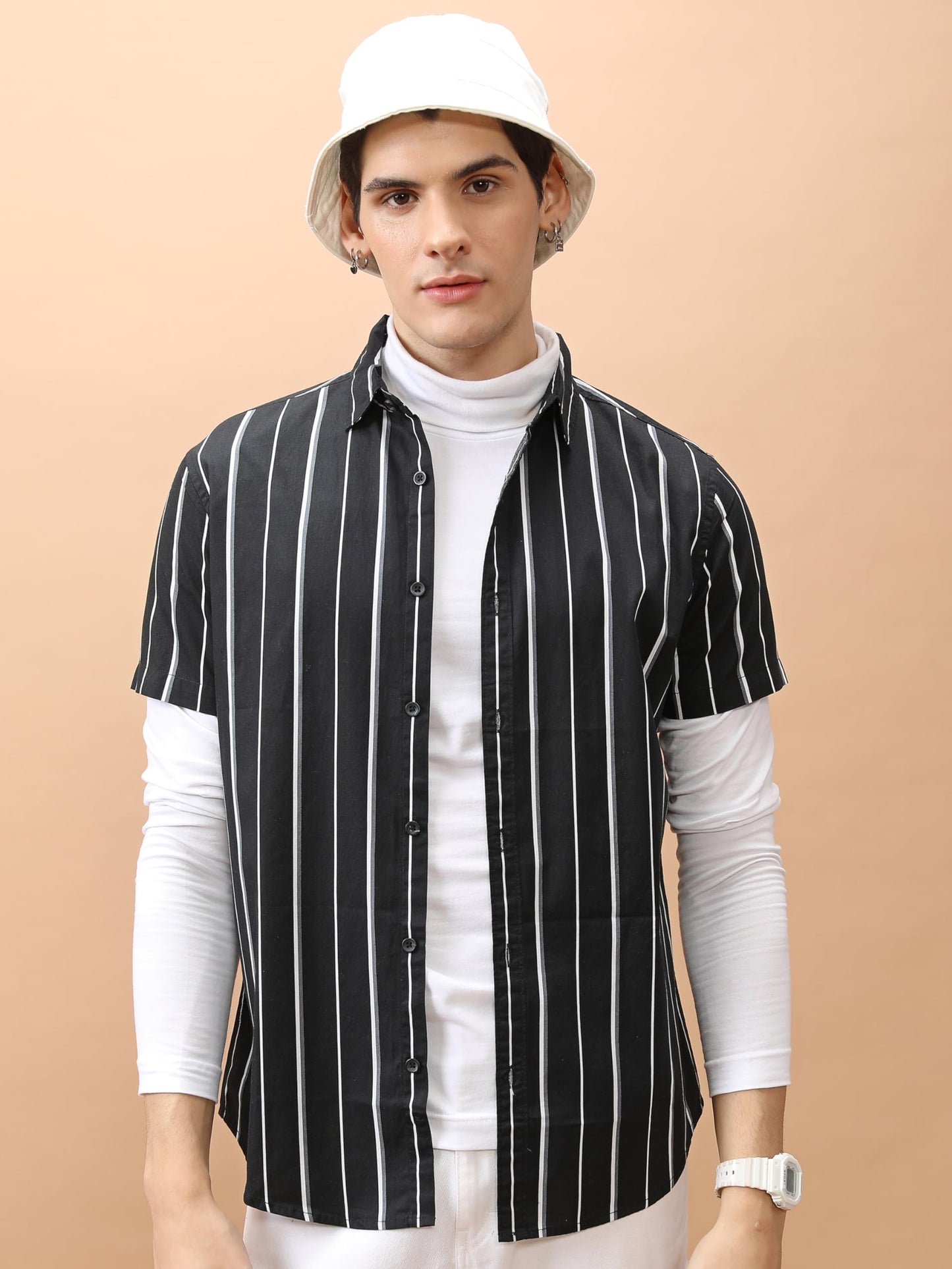 KETCH Men Black Shirt