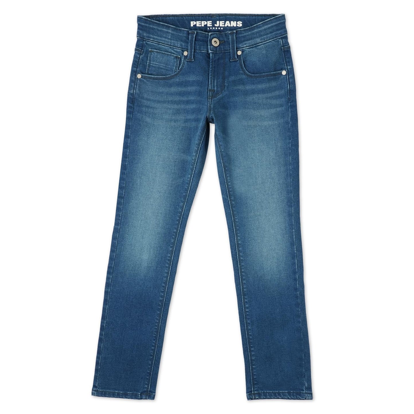 Cashed Mid Waist Slim Fit Slim Leg Jeans