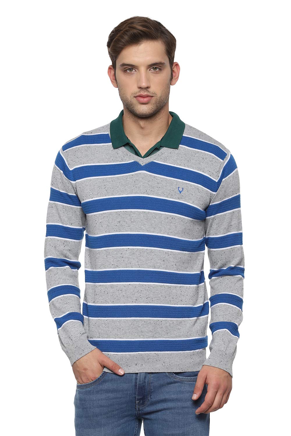 Allen Solly Men Striped Pullover
