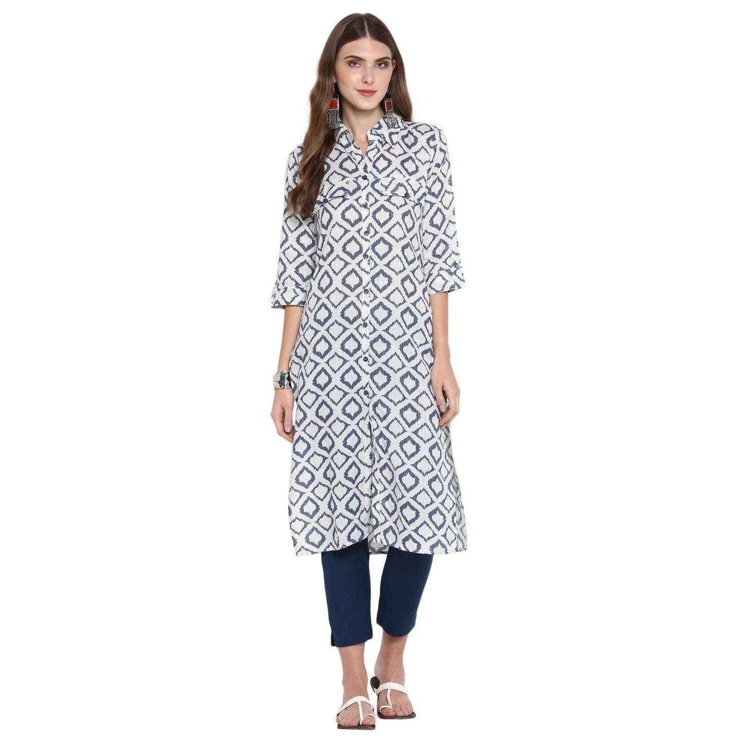 GoSriKi Women's Rayon Straight Kurta