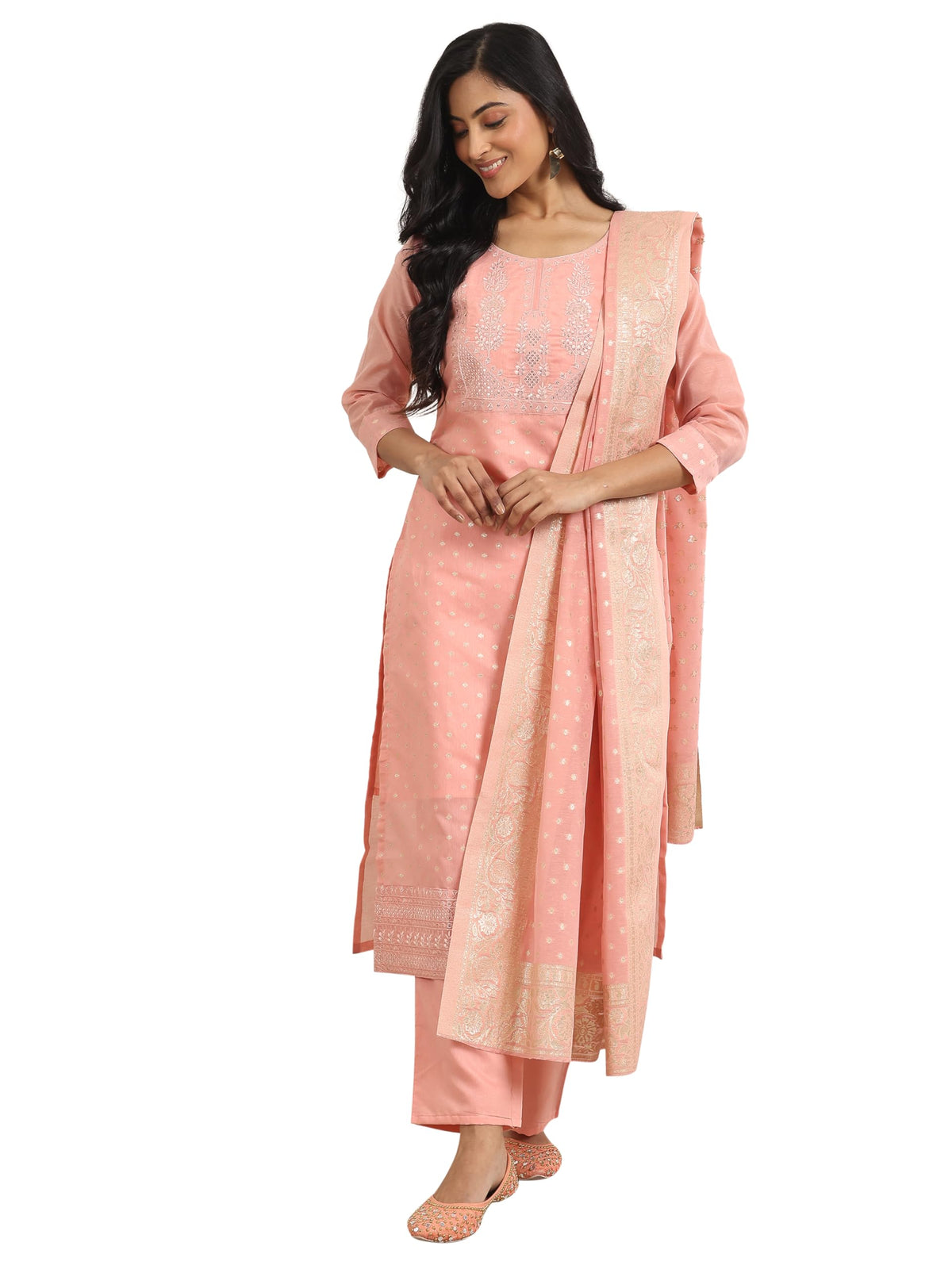 Libas WomenS Silk Blend Kurta Sets (99064Or