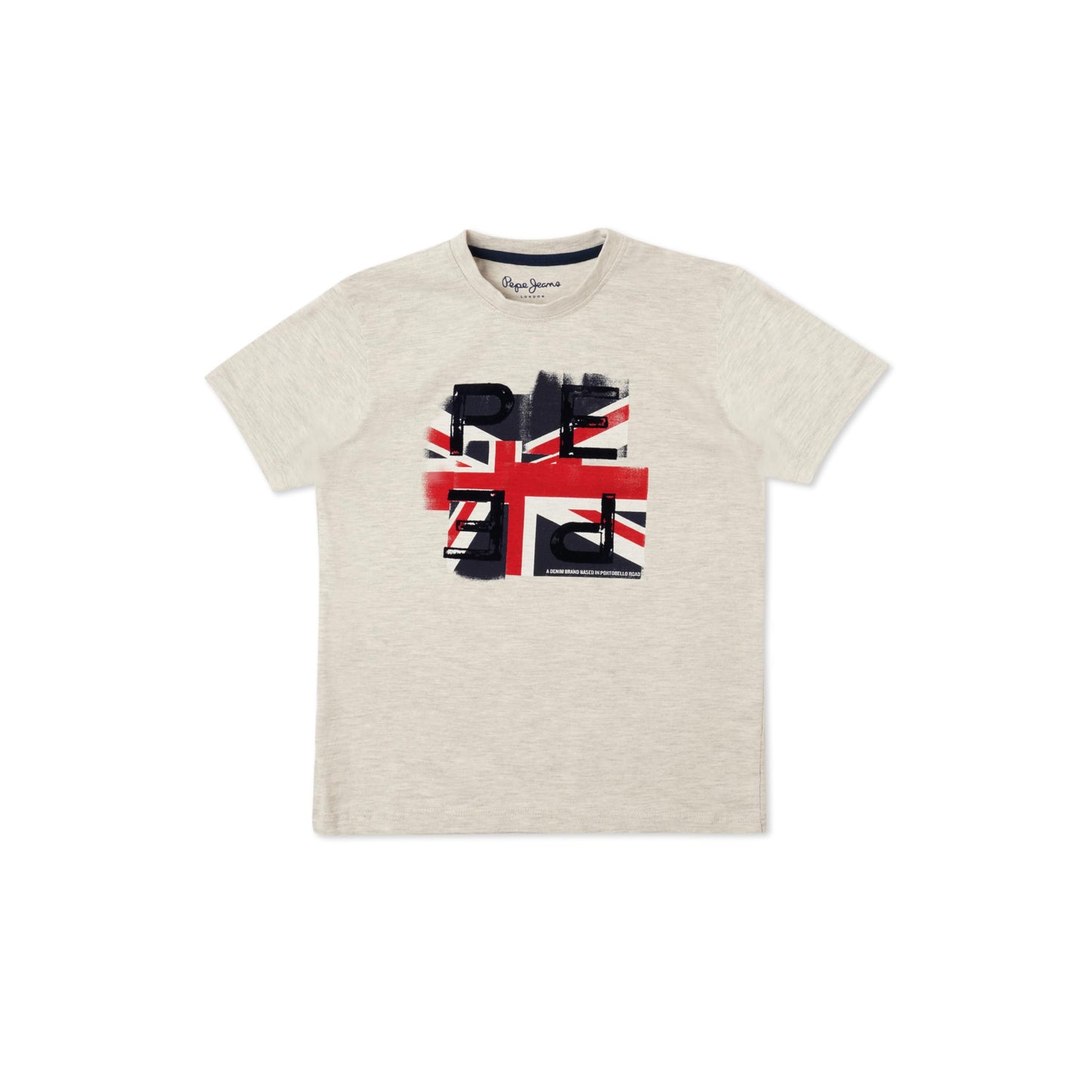 Pepe Jeans BoyS Regular Fit T-Shirt (Pb503803_Ecru White_Oat