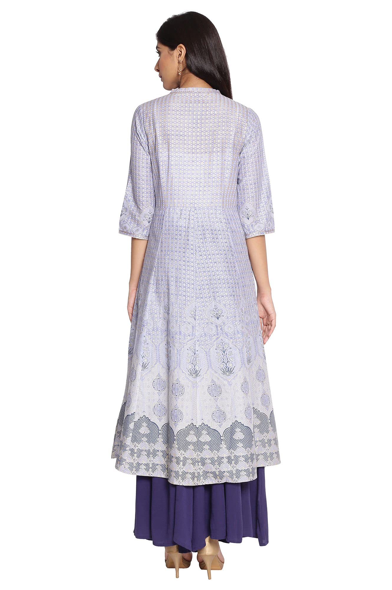 W for Woman Below The Knee Kalidar Dress for Women