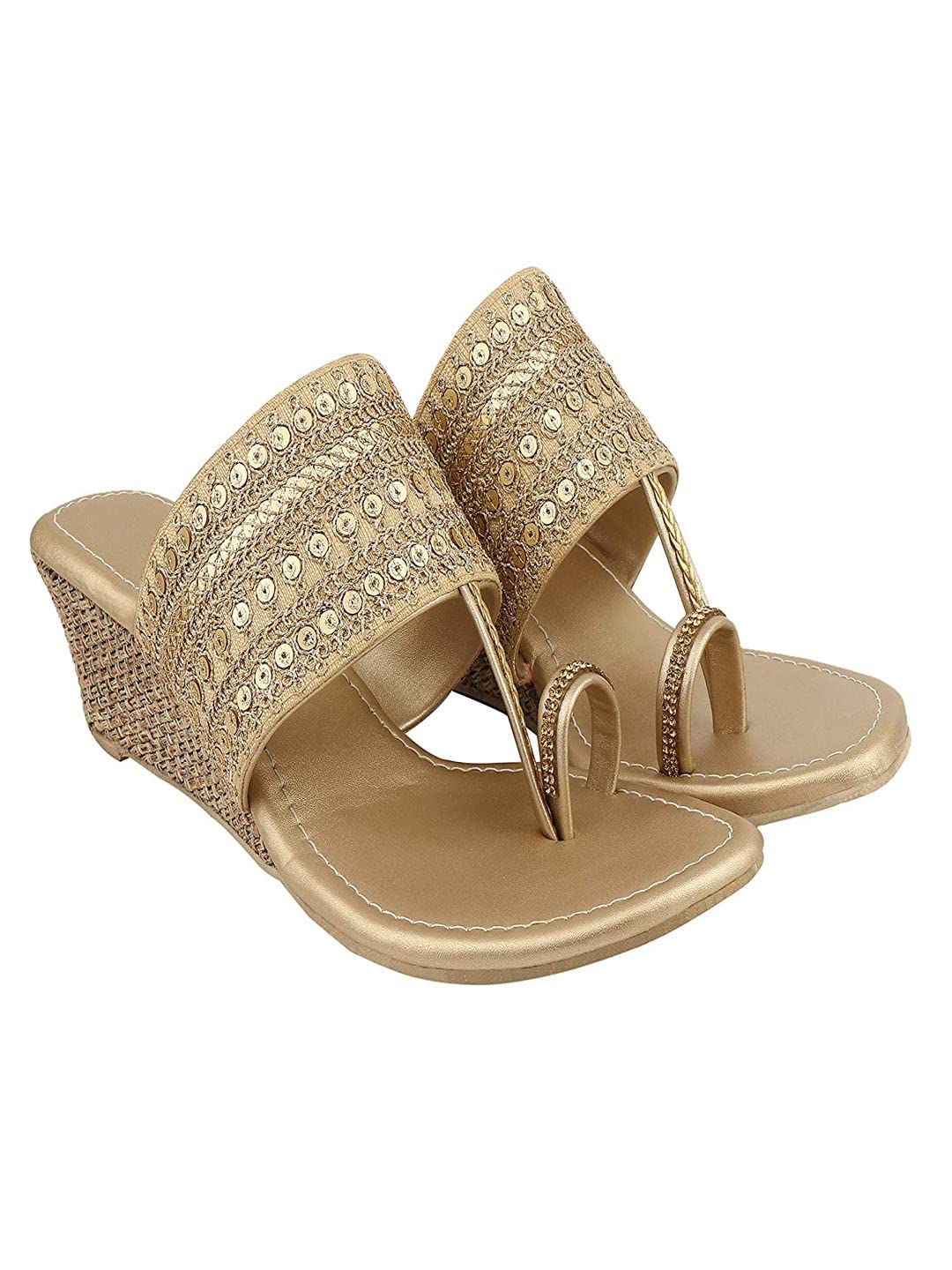 Shoetopia WomenS Flat Kolhapuris
