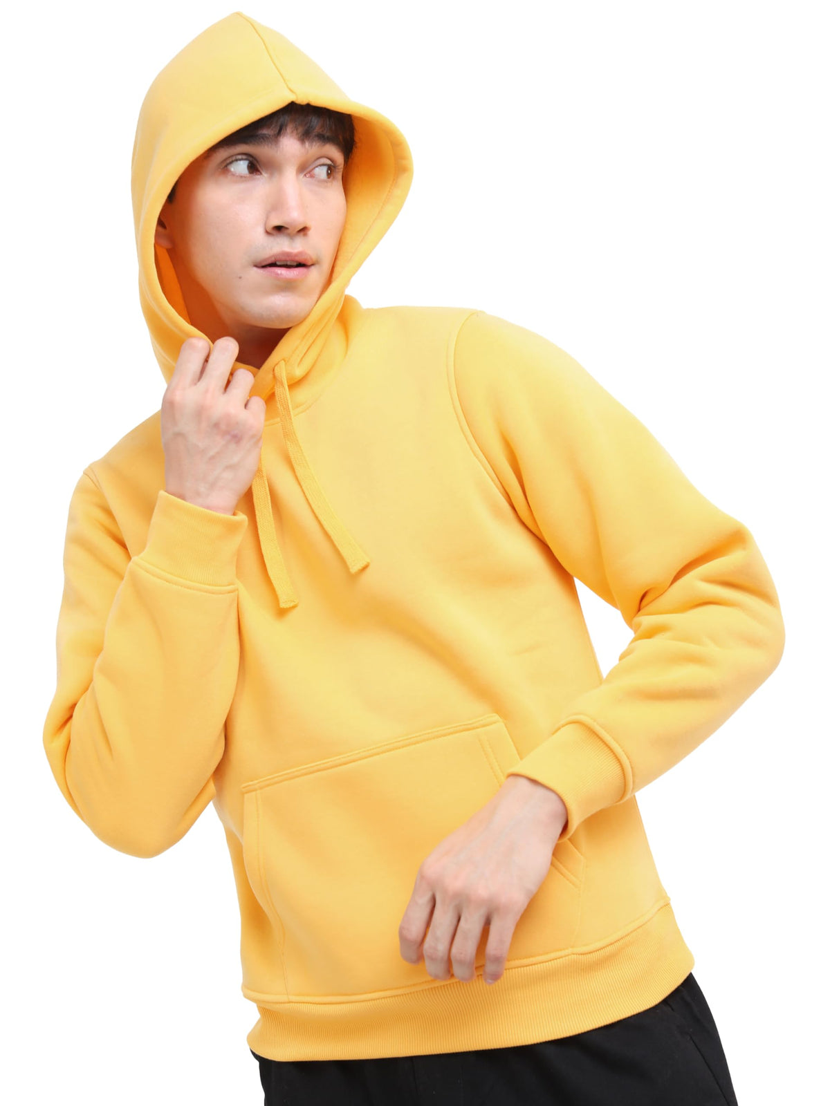 Ketch Men Full Sleeve Slim Fit Sweatshirt Khss000001 Yellow L