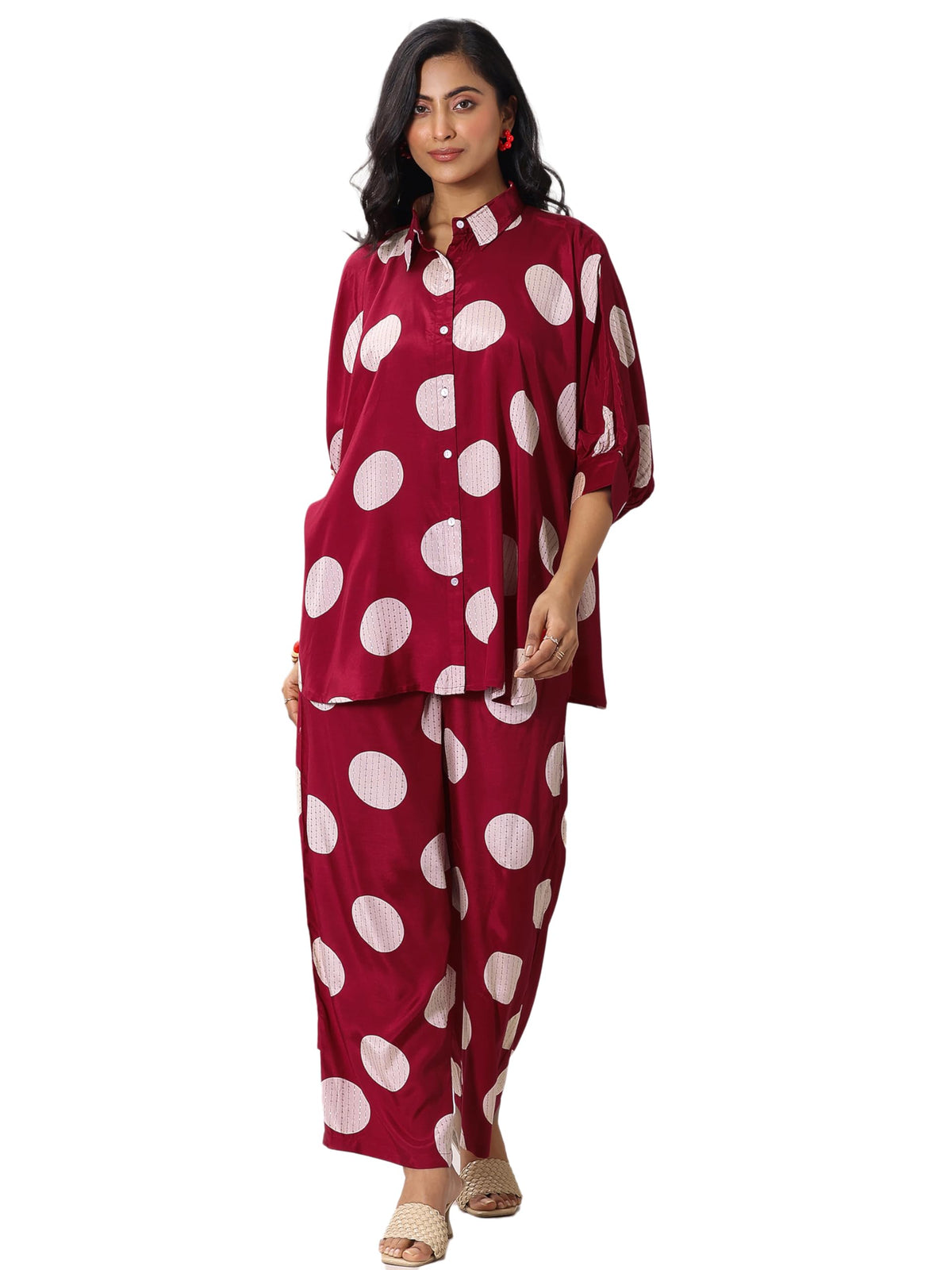 Libas Womens Printed Rayon Co-Ord Set For Women