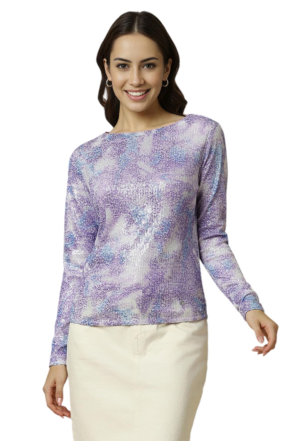 Allen Solly Women Regular Fit Full Sleeve Party Top