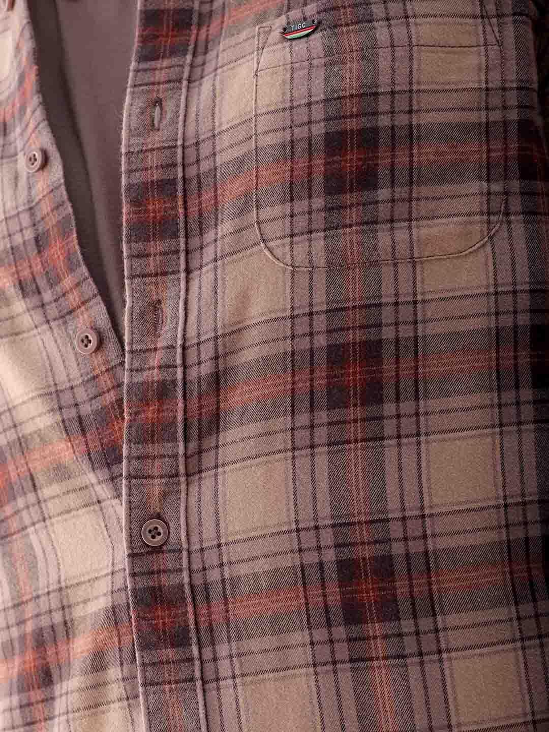 The Indian Garage Co Mens Slim Fit Shirt (1223-SHBCYD-09-01_Grey