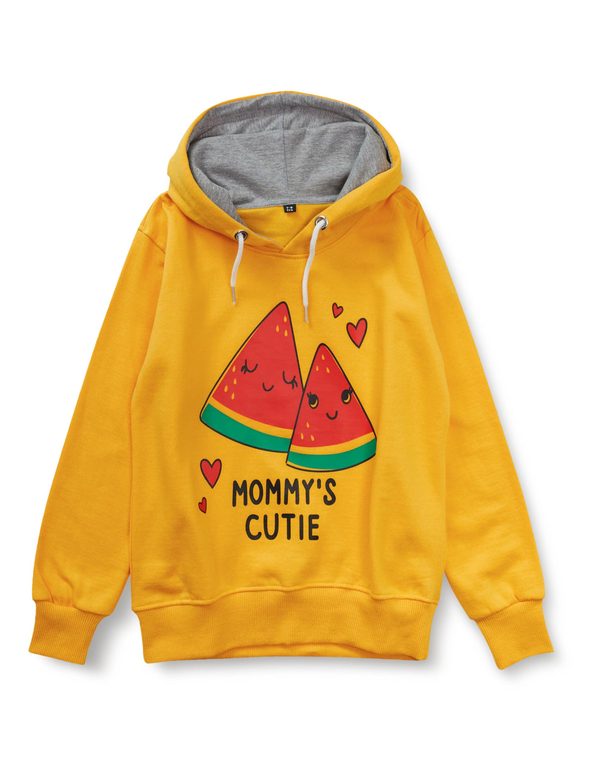 T2F Girls Cotton Hooded Neck Sweatshirt
