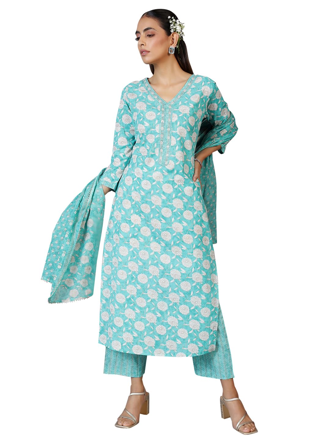 Libas WomenS Cotton Kurta Sets (27398H