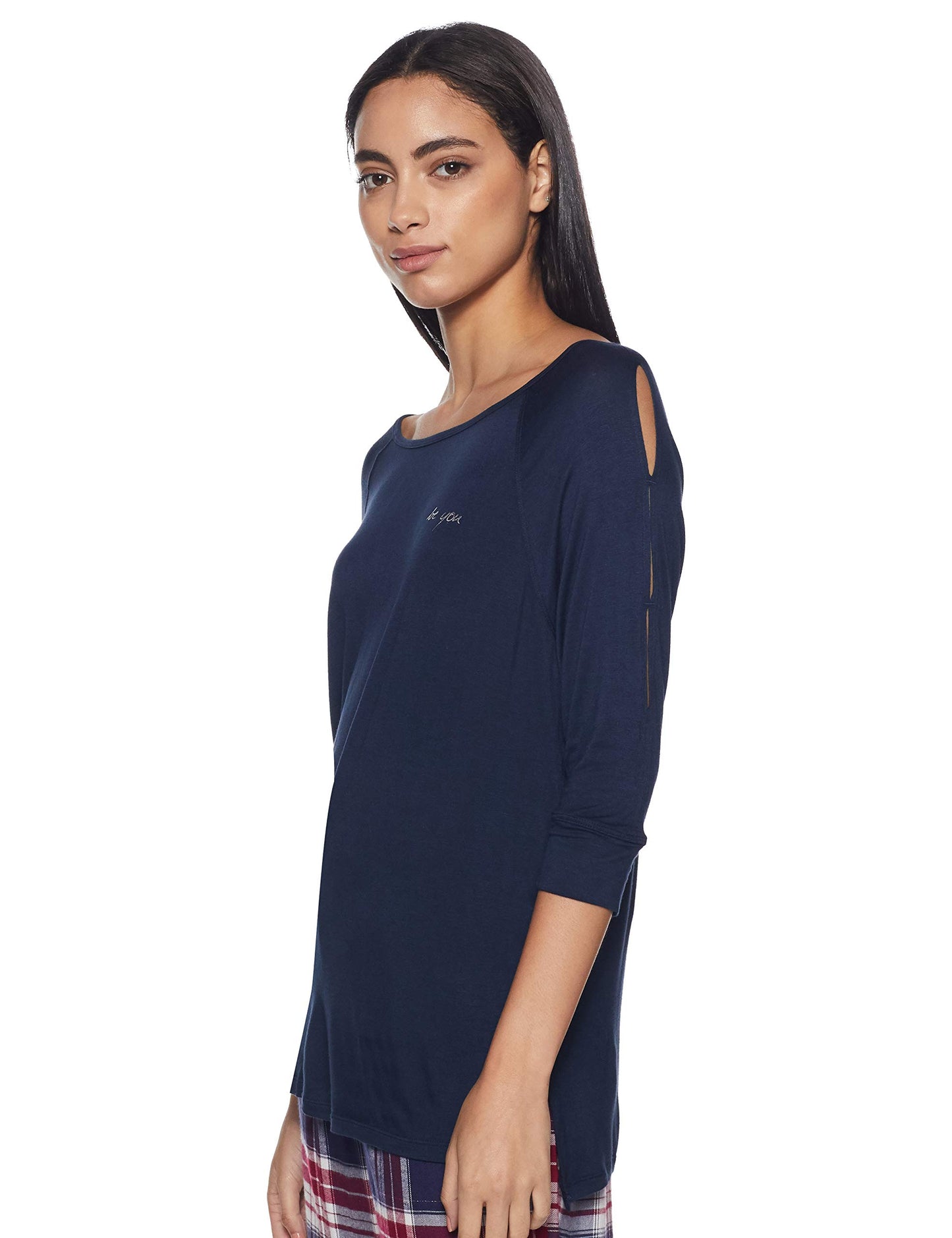 Enamor E077 Relax Tee - Navy