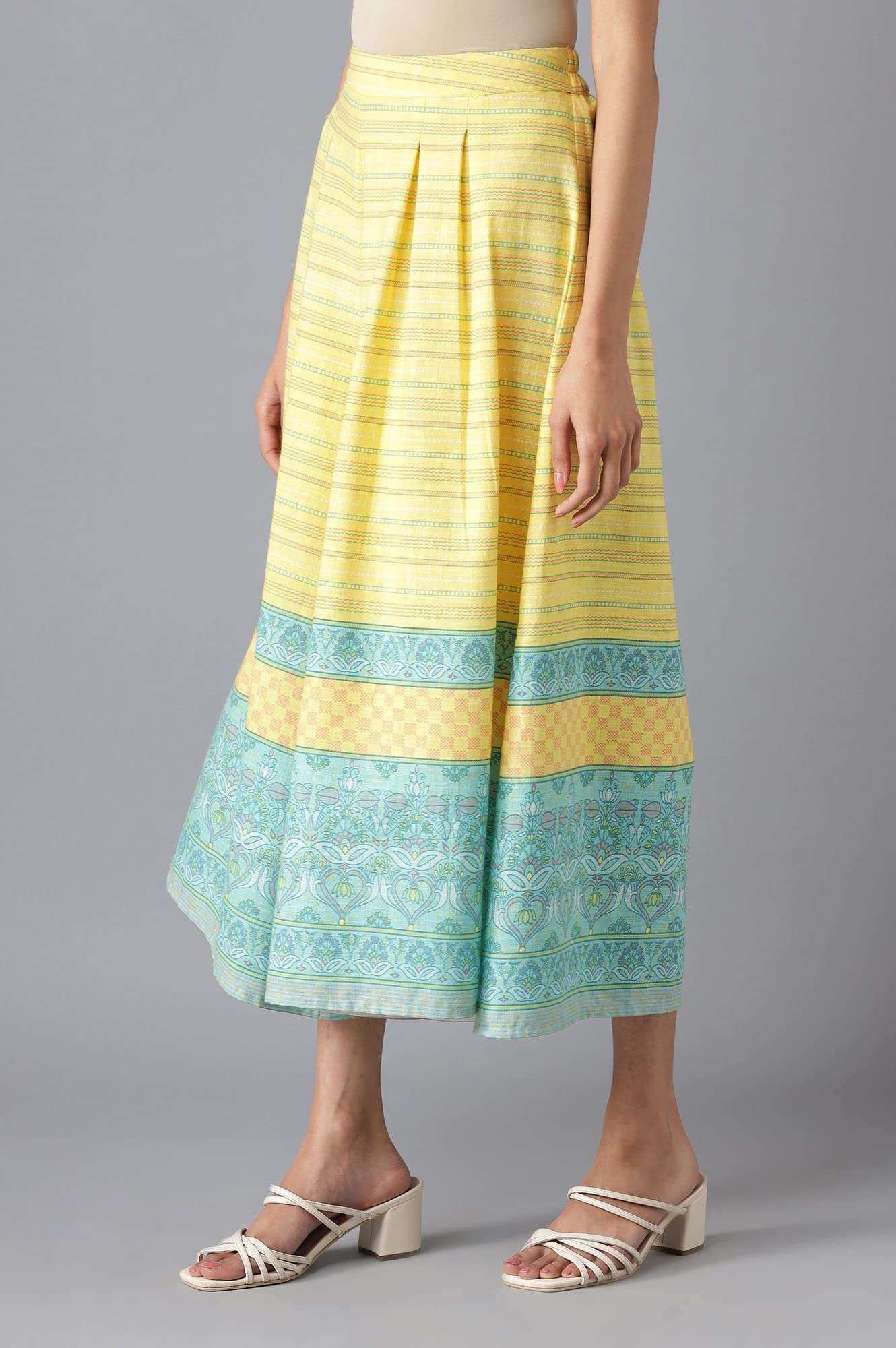 Aurelia Pure Cotton Strechable Culotte for Women | Ankle Length Culotte for Women | Pure Cotton Culotte for Women