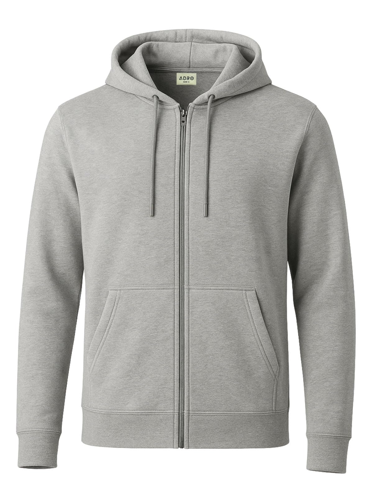 ADRO Zipper Cotton Regular Fit Hoodies | Sweatshirt with Zipper | Jackets for Men | Mens Zipper Hoodie | Hoodie | ZH24-PLN