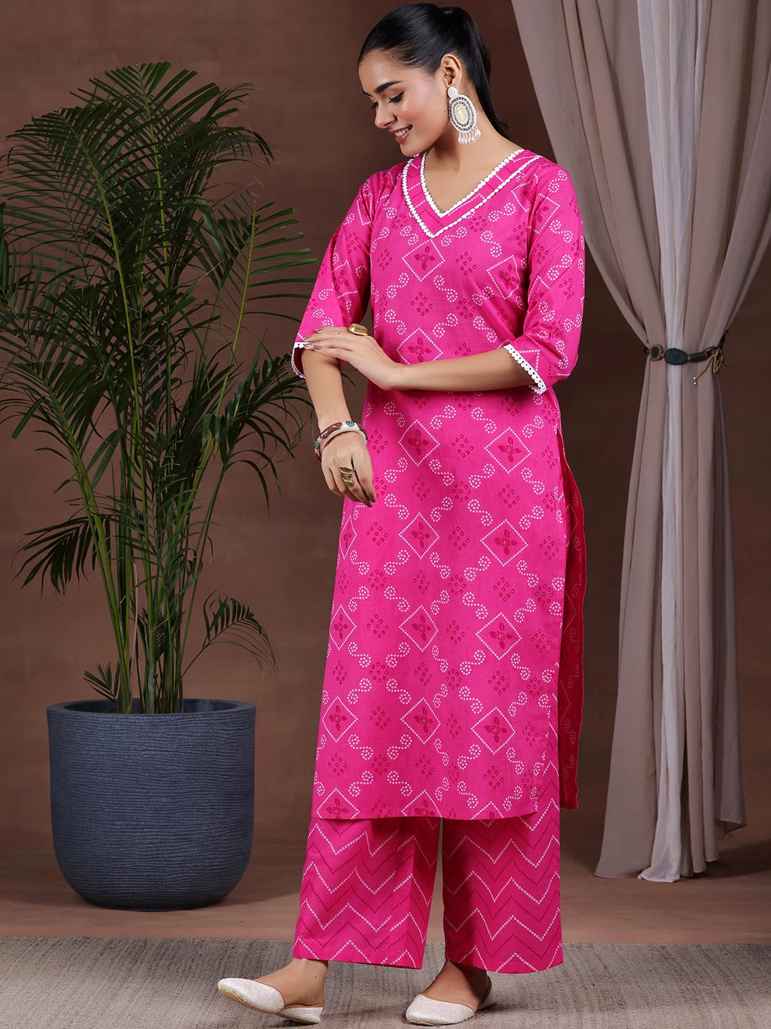 Libas WomenS Pure Cotton Kurta Set (390840R