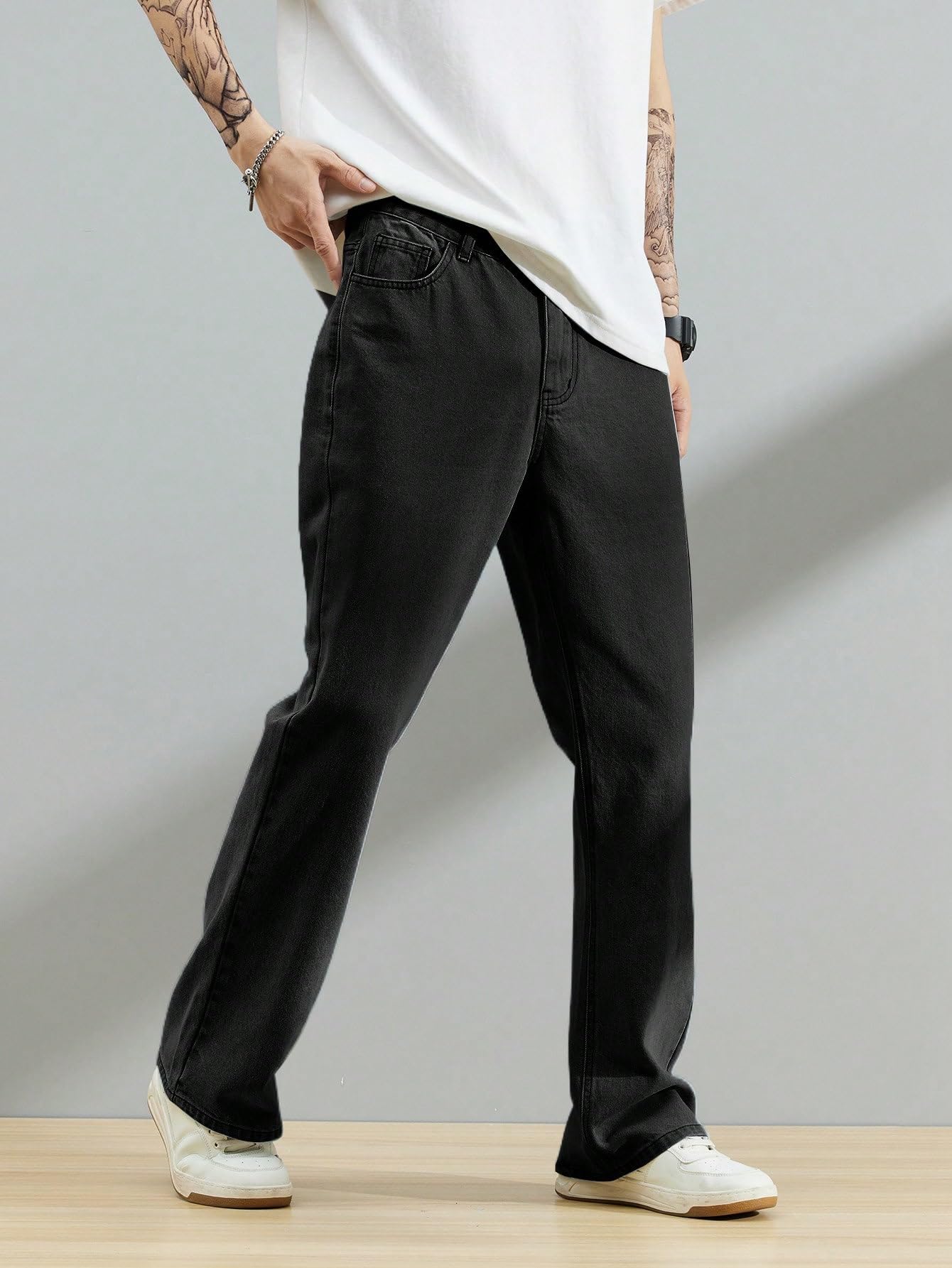 Leriya Fashion MenS Regular Jeans (Lf-Mj-02_Black