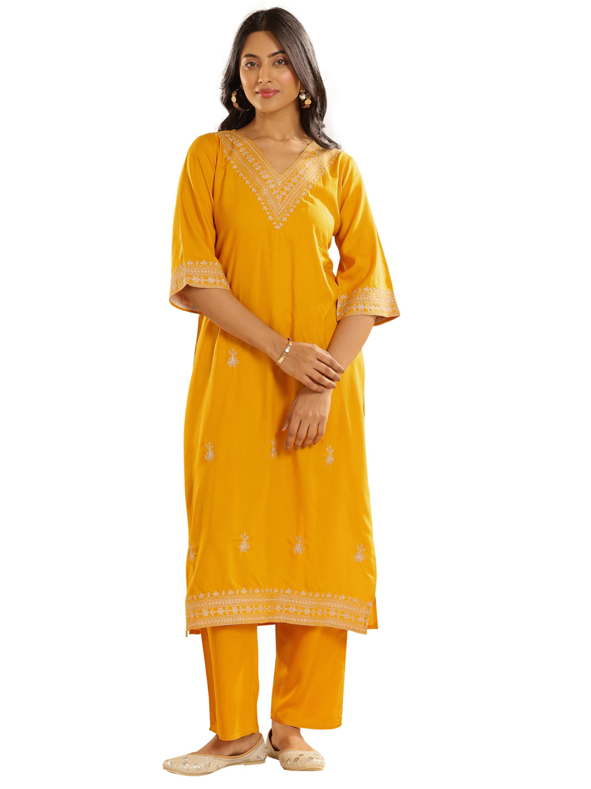 Libas WomenS Viscose Kurta Set (36903