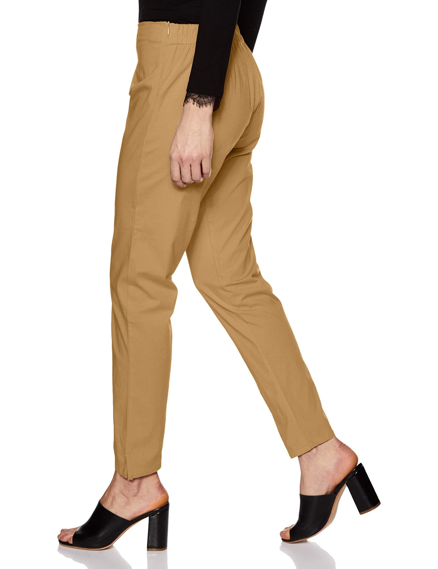 Rupa Softline 4D Cotton Stretch Comfort Kurti Pant For Women, All-Purpose Fashion For Western, Ethnic, And Casual Wear - Full-Le