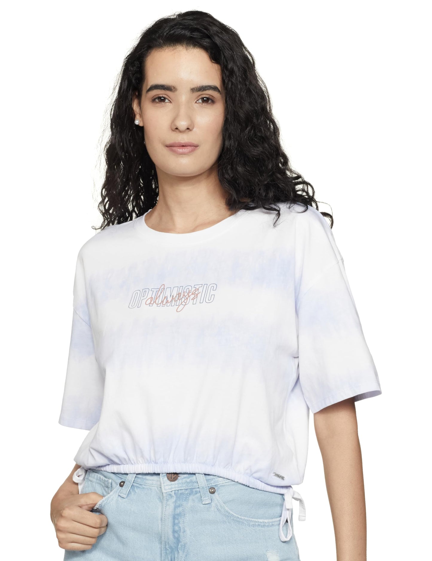 Pepe Jeans WomenS Regular Fit Tie & Dye T-Shirts
