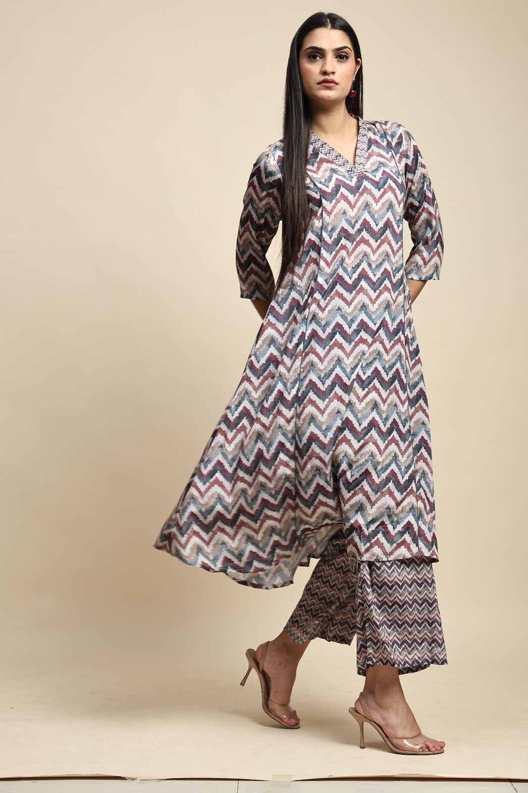 Toochki Kurti Plazzo Set For Women | Kurti For Women Rayon | Two Piece Kurti Sets | Kurtis Sets For Girl | Multicolor Kurti Set