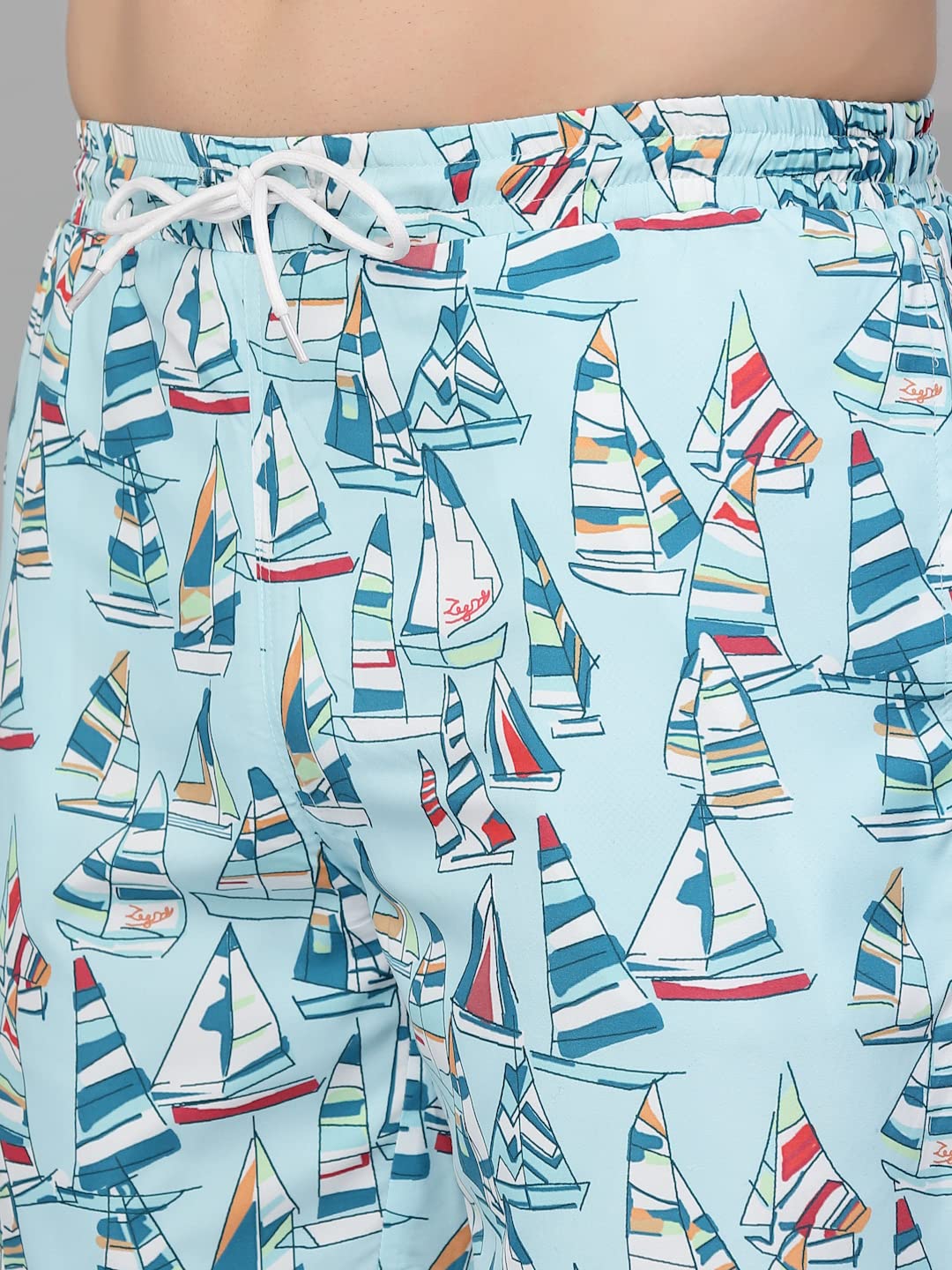 Style Quotient Men Blue Printed Shorts