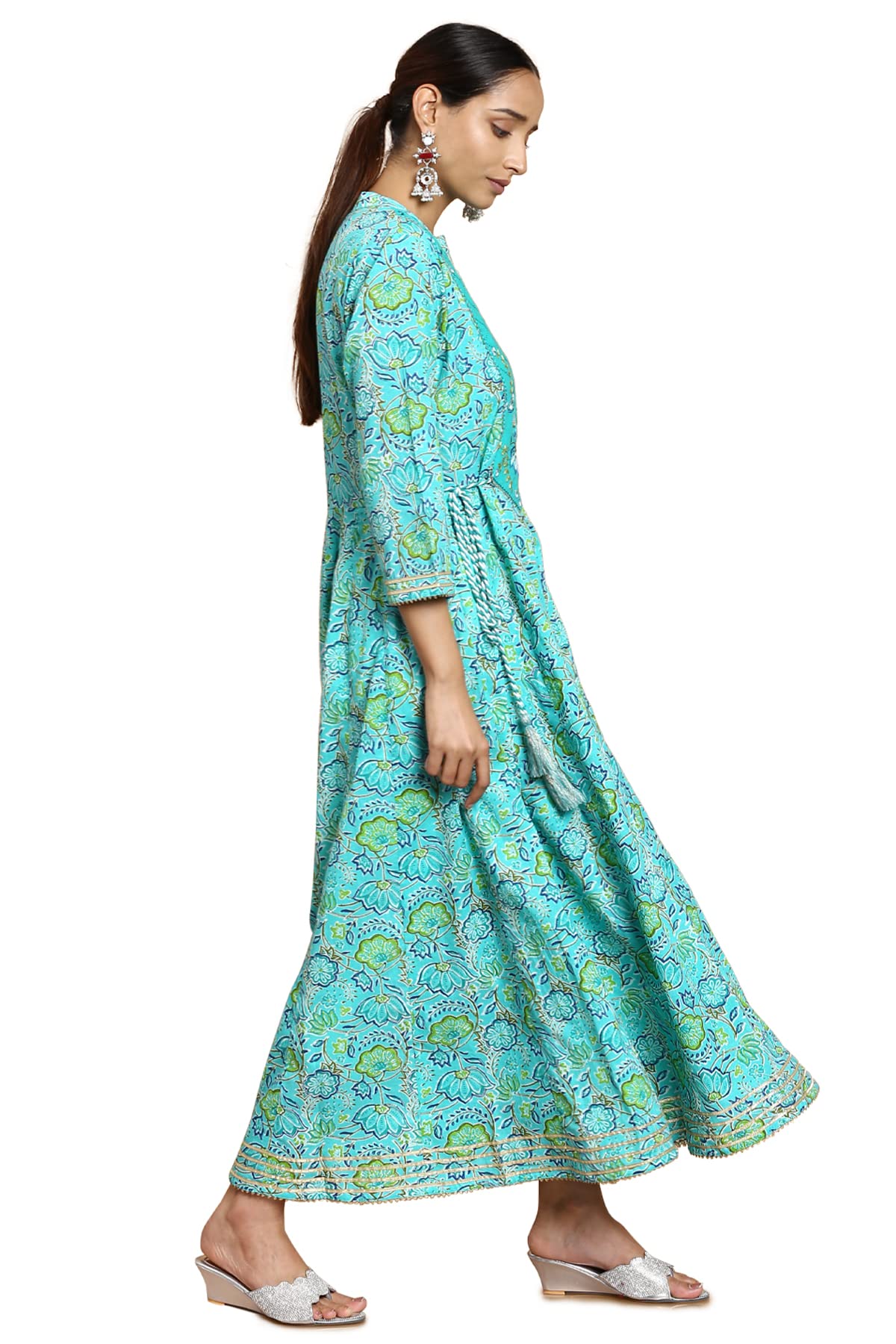 Soch Women's Cotton Printed Regular Kurta