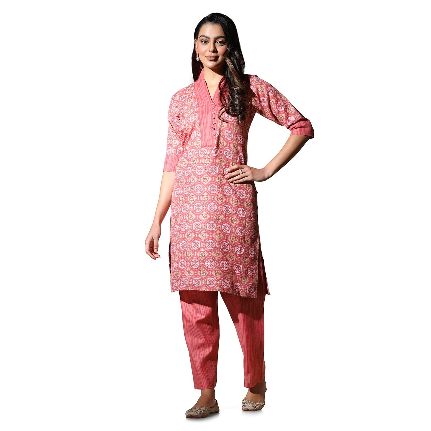 DHRUVI TRENDZ Women Kurta Set for Women | Kurta Set | Kurta Set for Women | Festive Kurta Set for Women | Regular Fit Kurta Set for Women