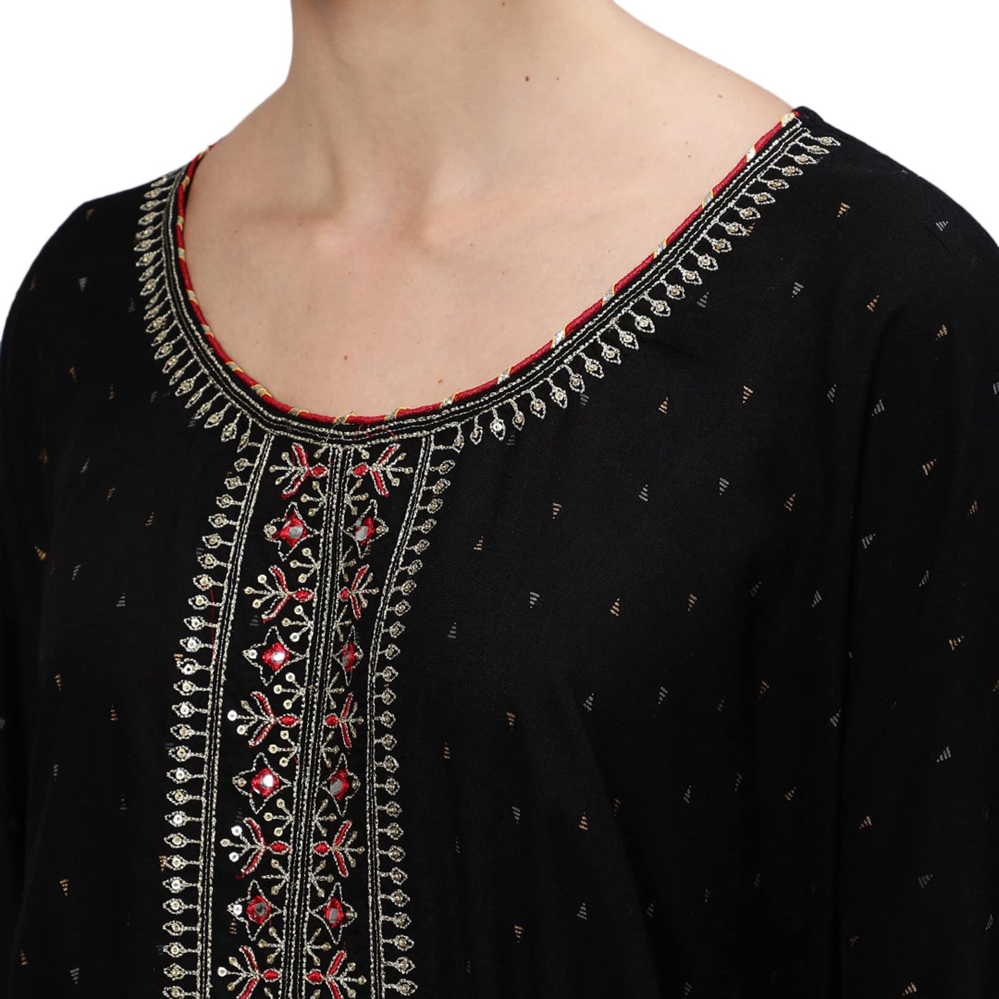 ishin Women's Rayon Salwar Suit Kurta Set