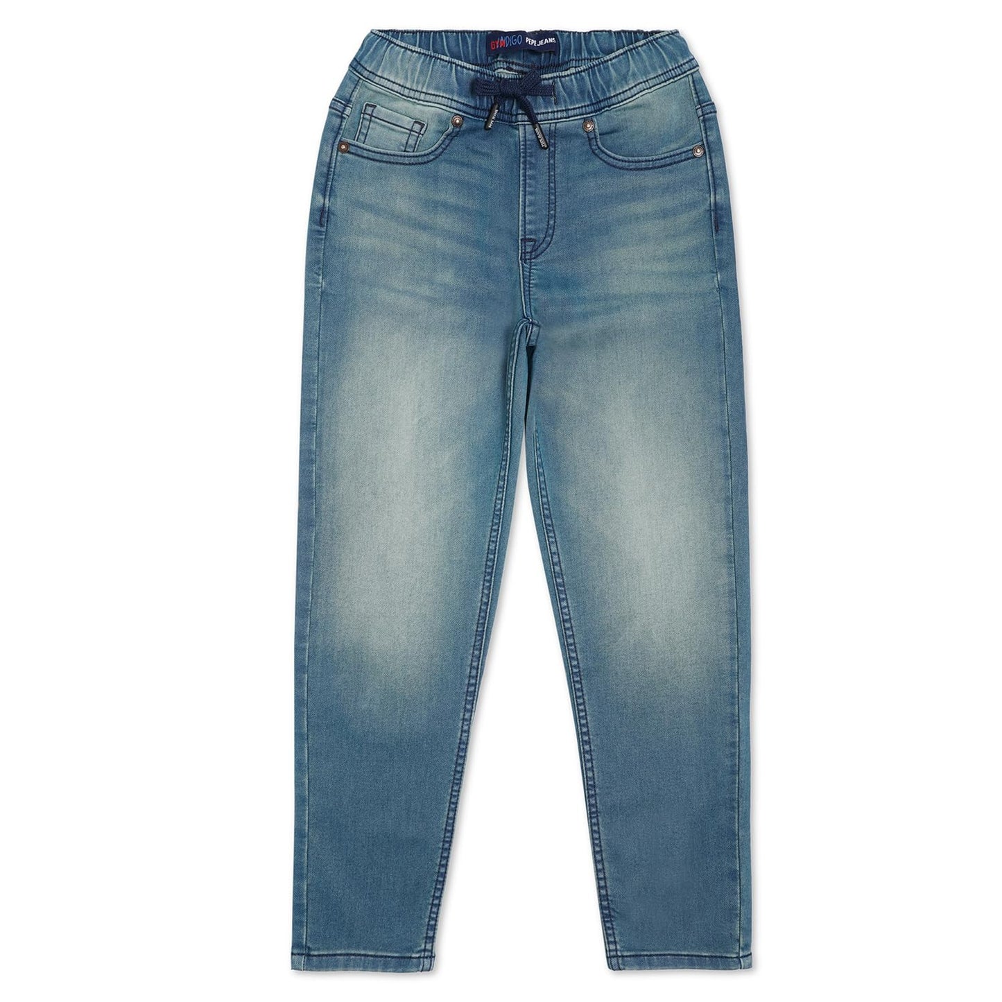 Pepe Jeans BoyS Regular Jeans (Pb202170S64_Green Tint_Mid Indigo Blue