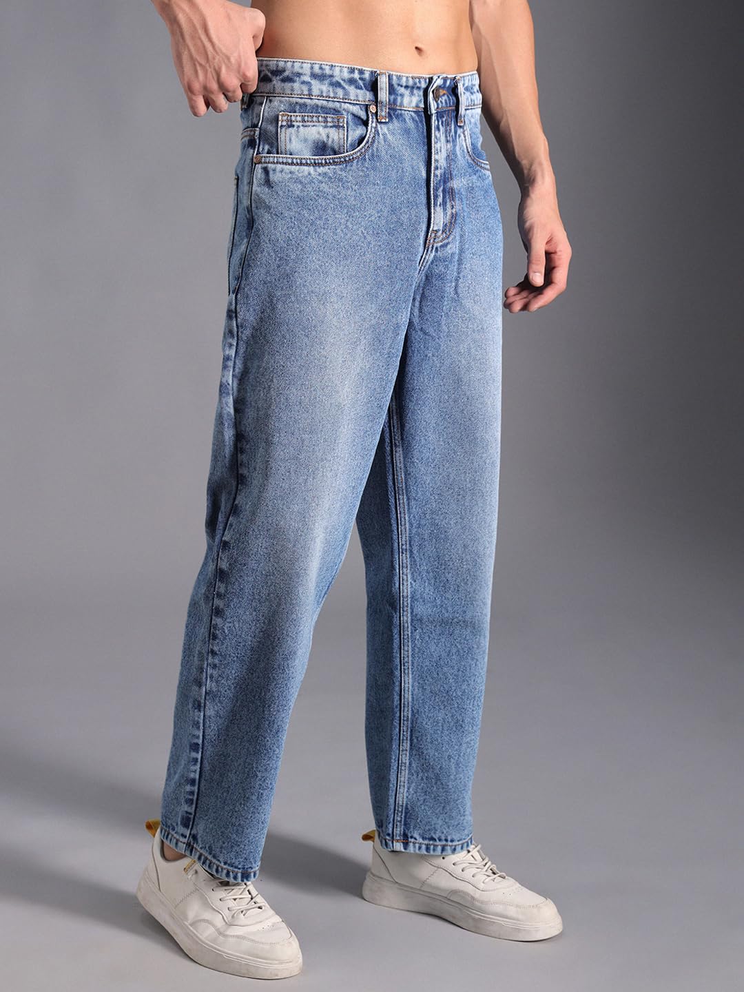 High Star MenS Classic Jeans (Hsmjns2401_Ig21_Blue_C