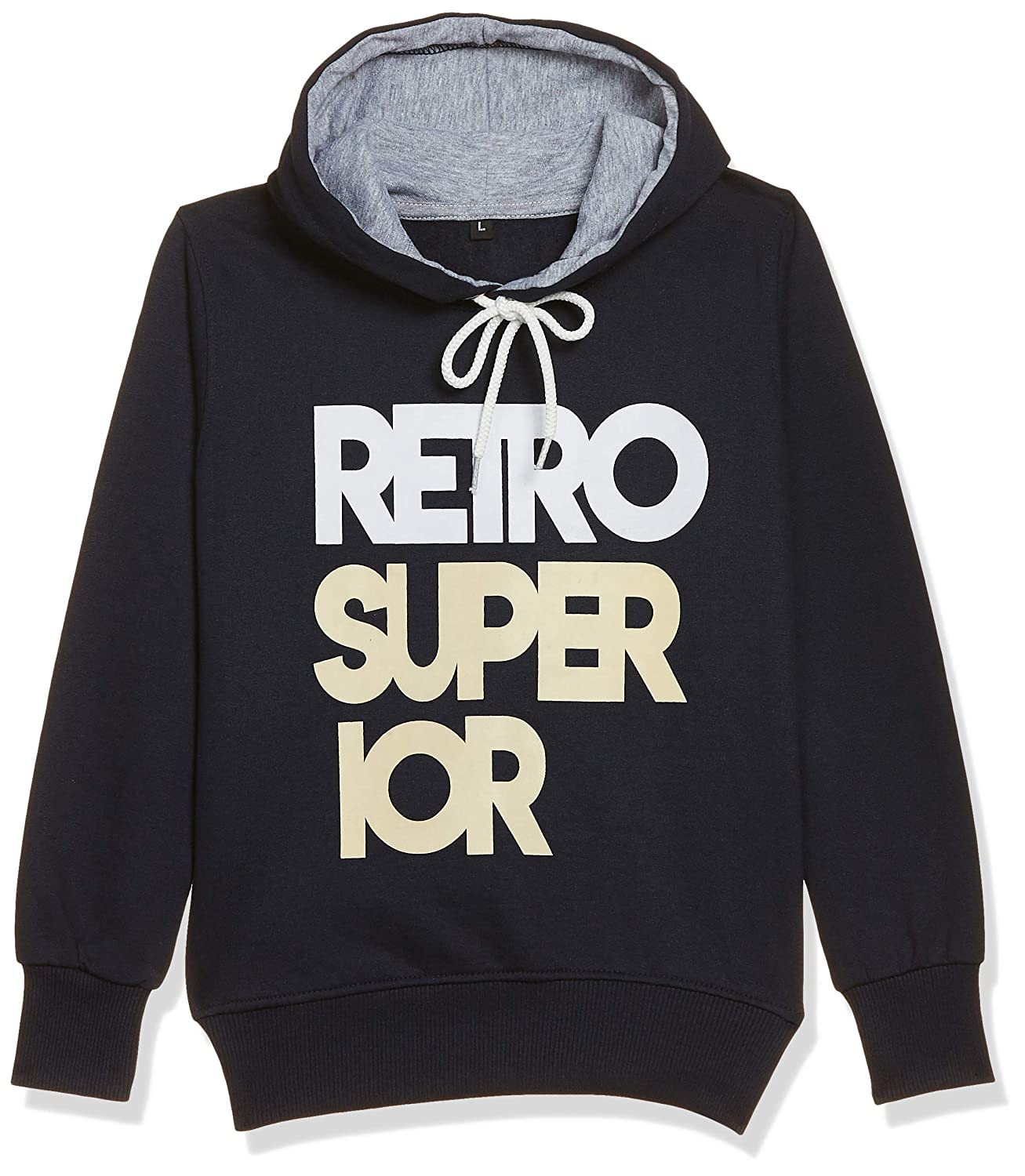 T2F Boys Cotton Hooded Neck Sweatshirt Navy