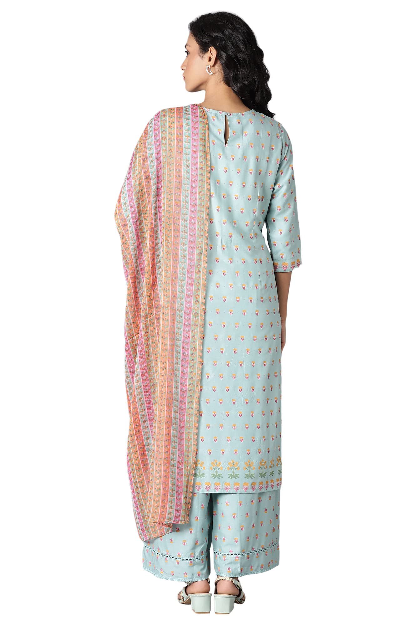 W for Woman Kurta, Parallel Pant & Dupatta