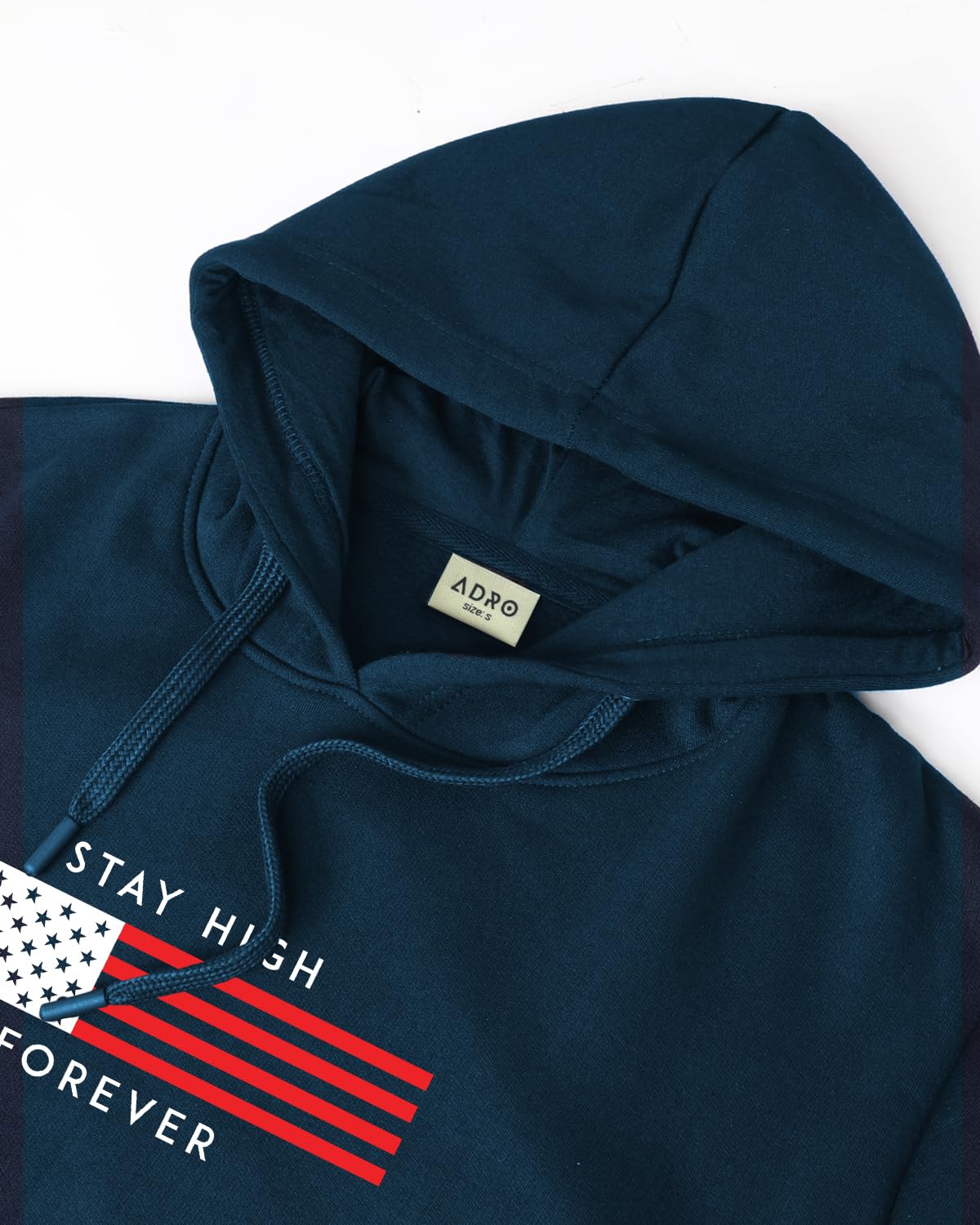 ADRO Cotton Sweatshirt for Men | Mens Hoodies | H24-FLAG-SB-S Teal