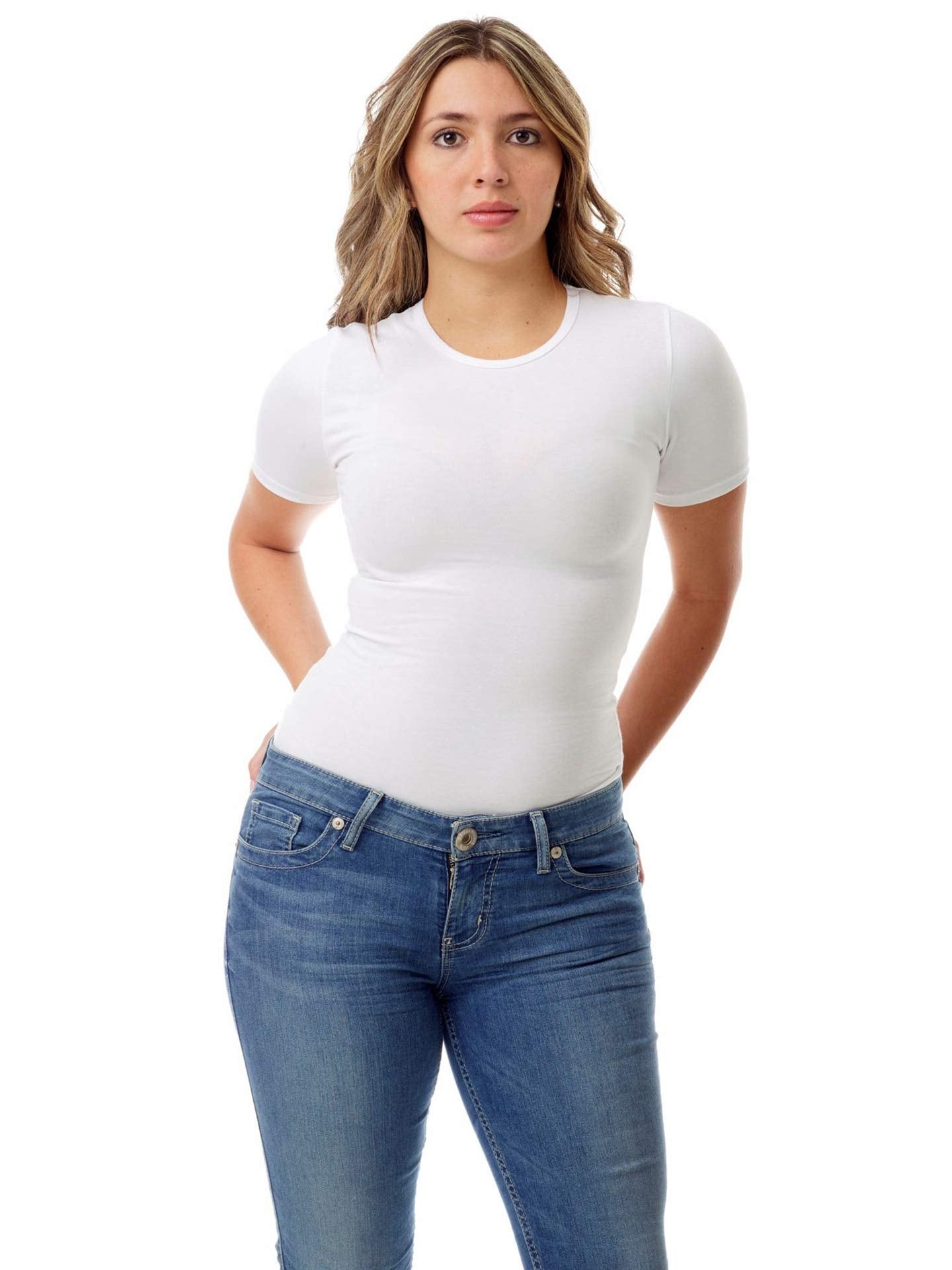 Anni Desinger Womens White Pure Cotton Regular Fit T-Shirt (GIRL T SHIRT WHITE_XXL)