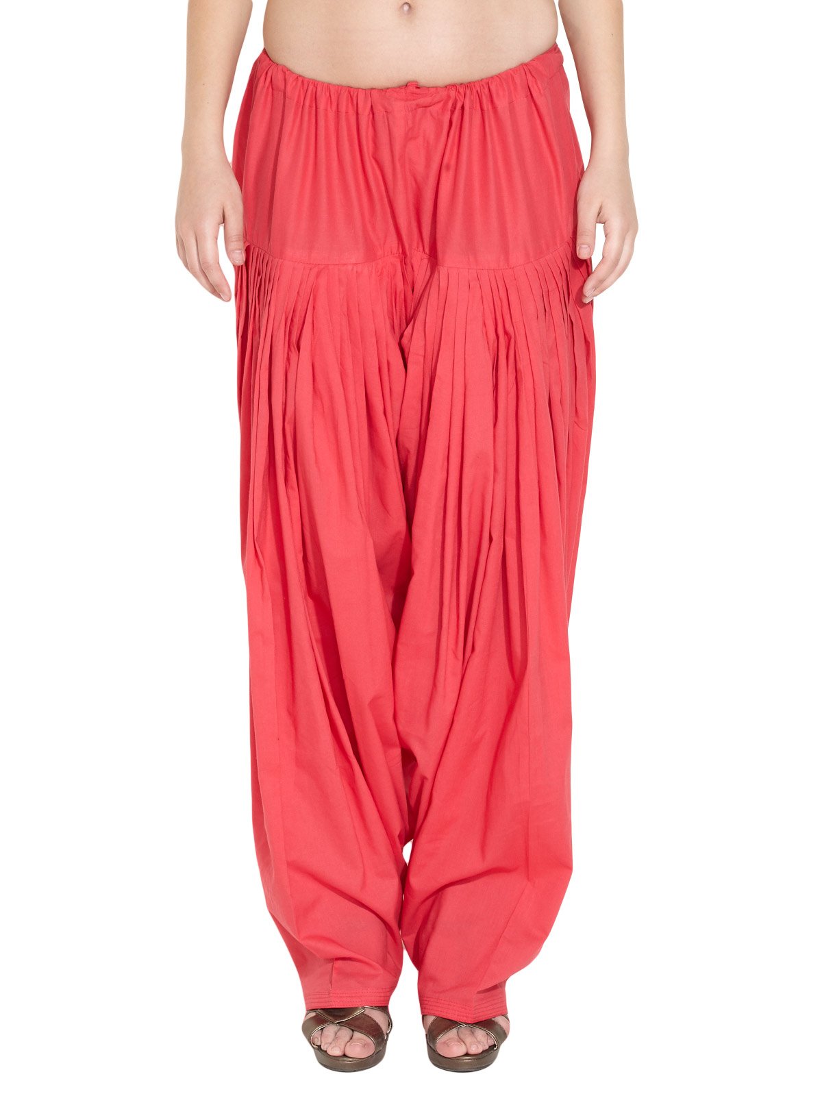 Aurelia Women'S Cotton Patiala (Crk60025-00360_Pink_Fs)
