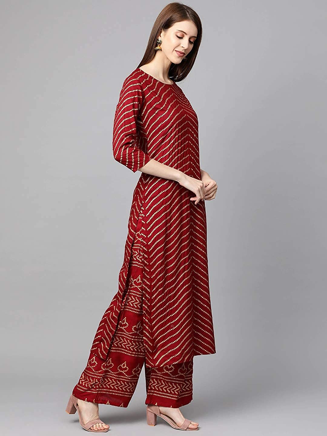 GoSriKi Women Kurta with Palazzos