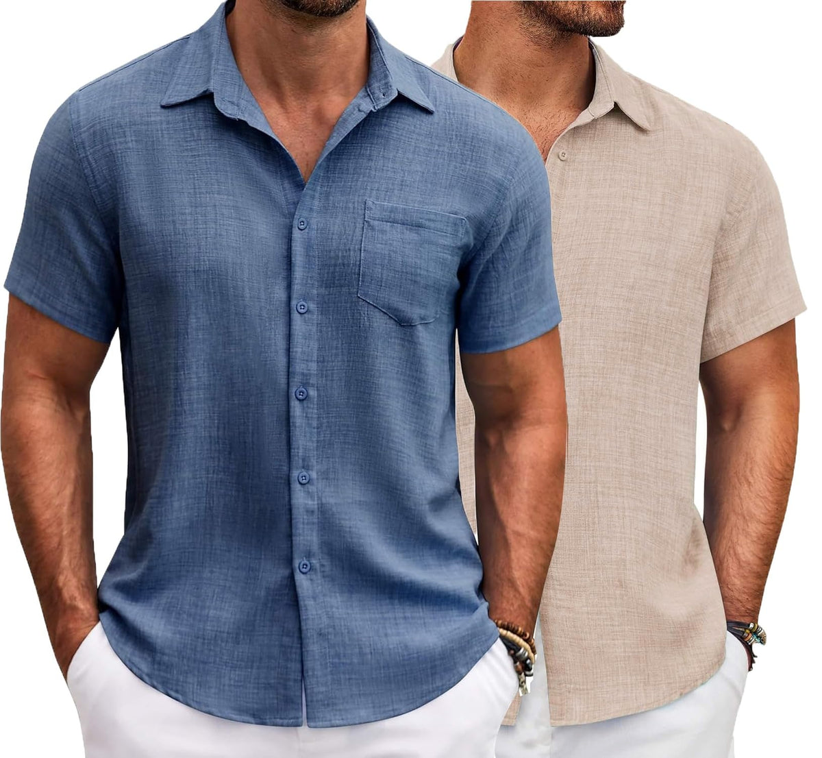 Lymio Casual Regular Fit Shirt For Men || Regular Fit || Stylish || Men Shirt (Available In Combo Packs) (Resort-Slub-Blue-Chiku