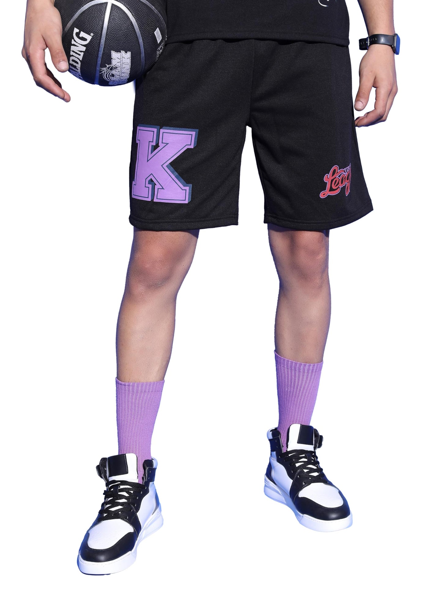 Ketch Men Casual Shorts Drawstring Khv8000056 Black 32
