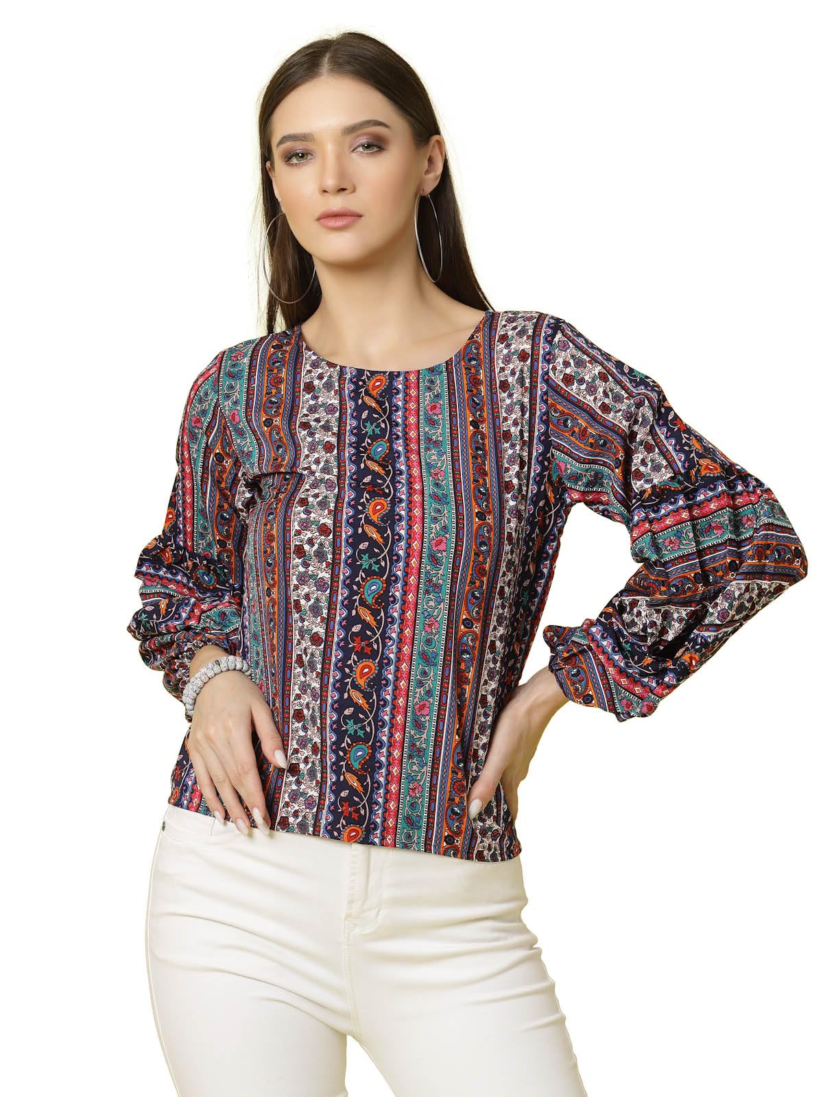 OOMPH! Tops for Women, Multicolor - mt752